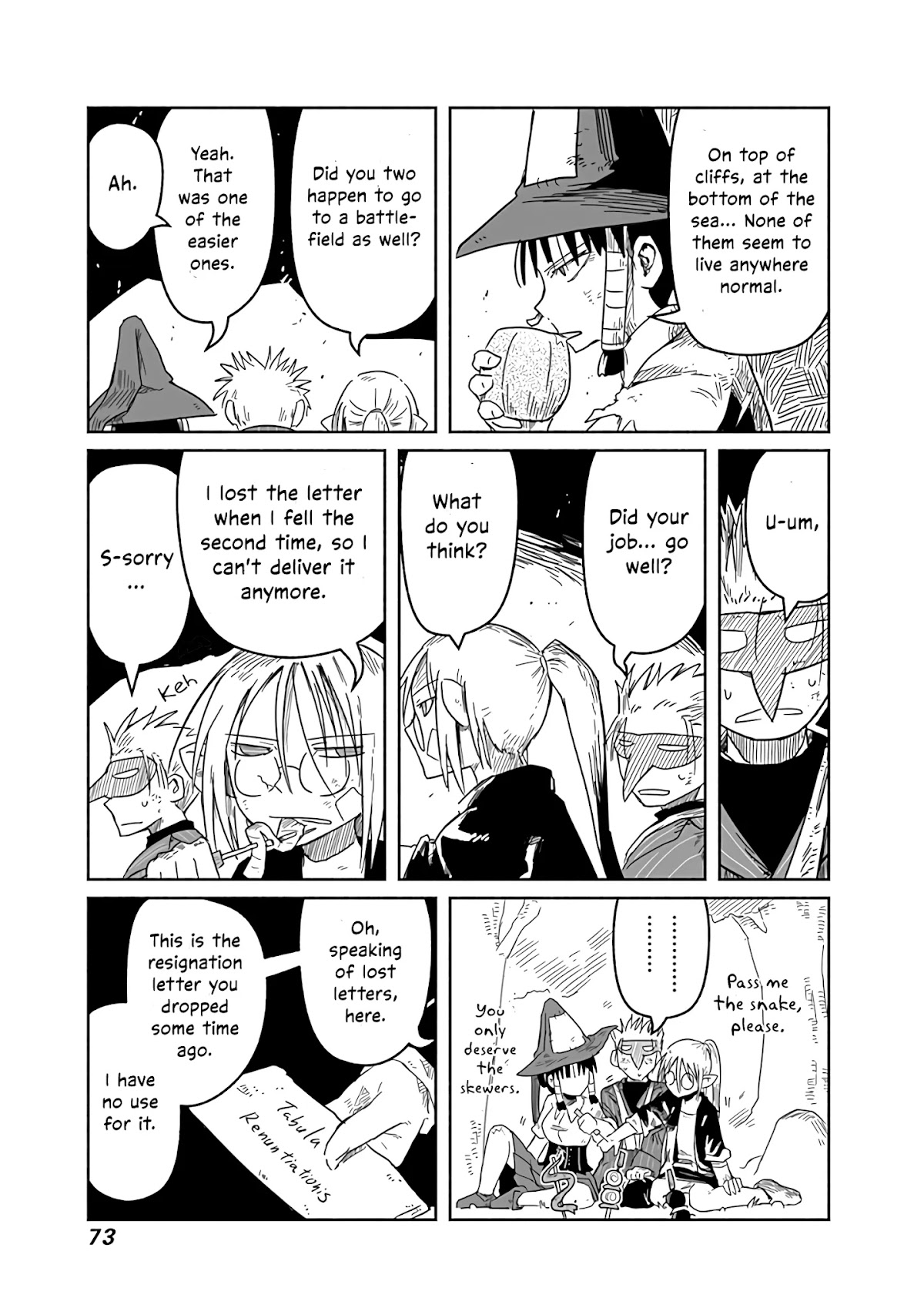 The Dragon, the Hero, and the Courier Chapter 22 page 30 - Chapter 22: Yoshida, the Wizards, and the Express Delivery