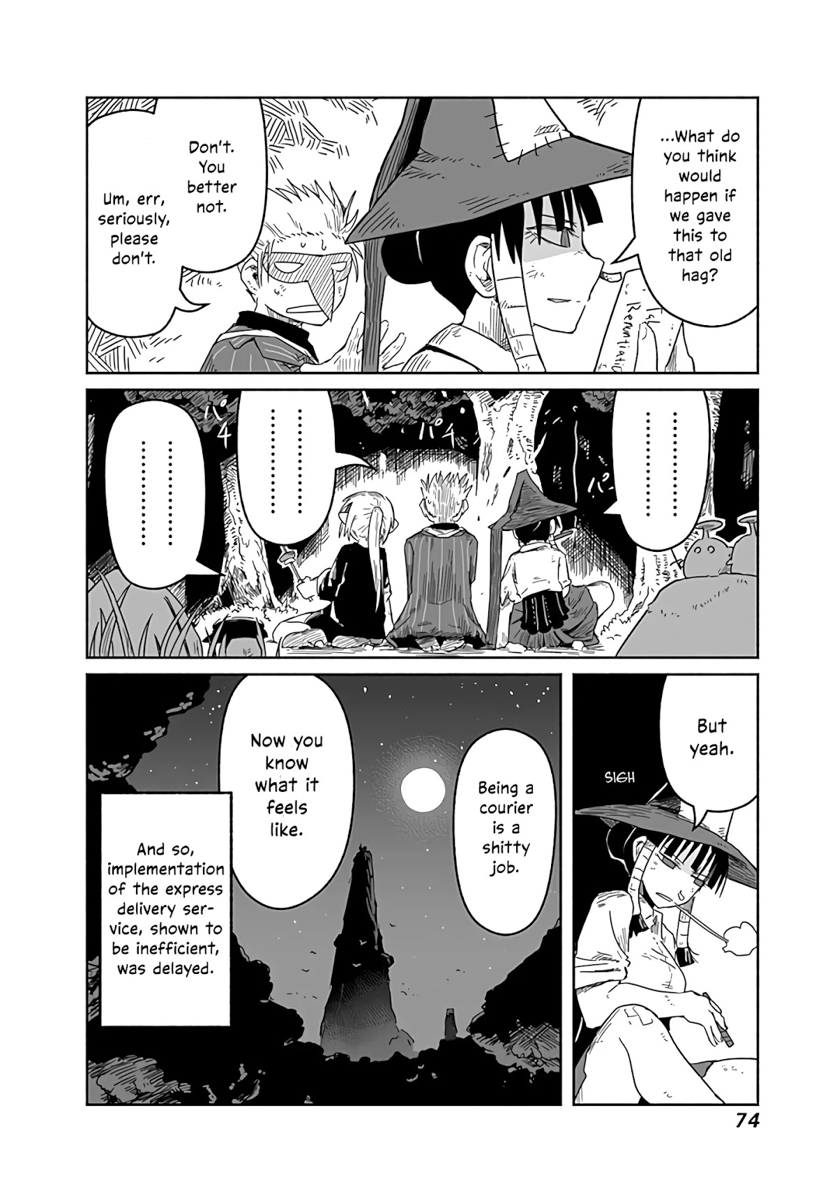 The Dragon, the Hero, and the Courier Chapter 22 page 31 - Chapter 22: Yoshida, the Wizards, and the Express Delivery