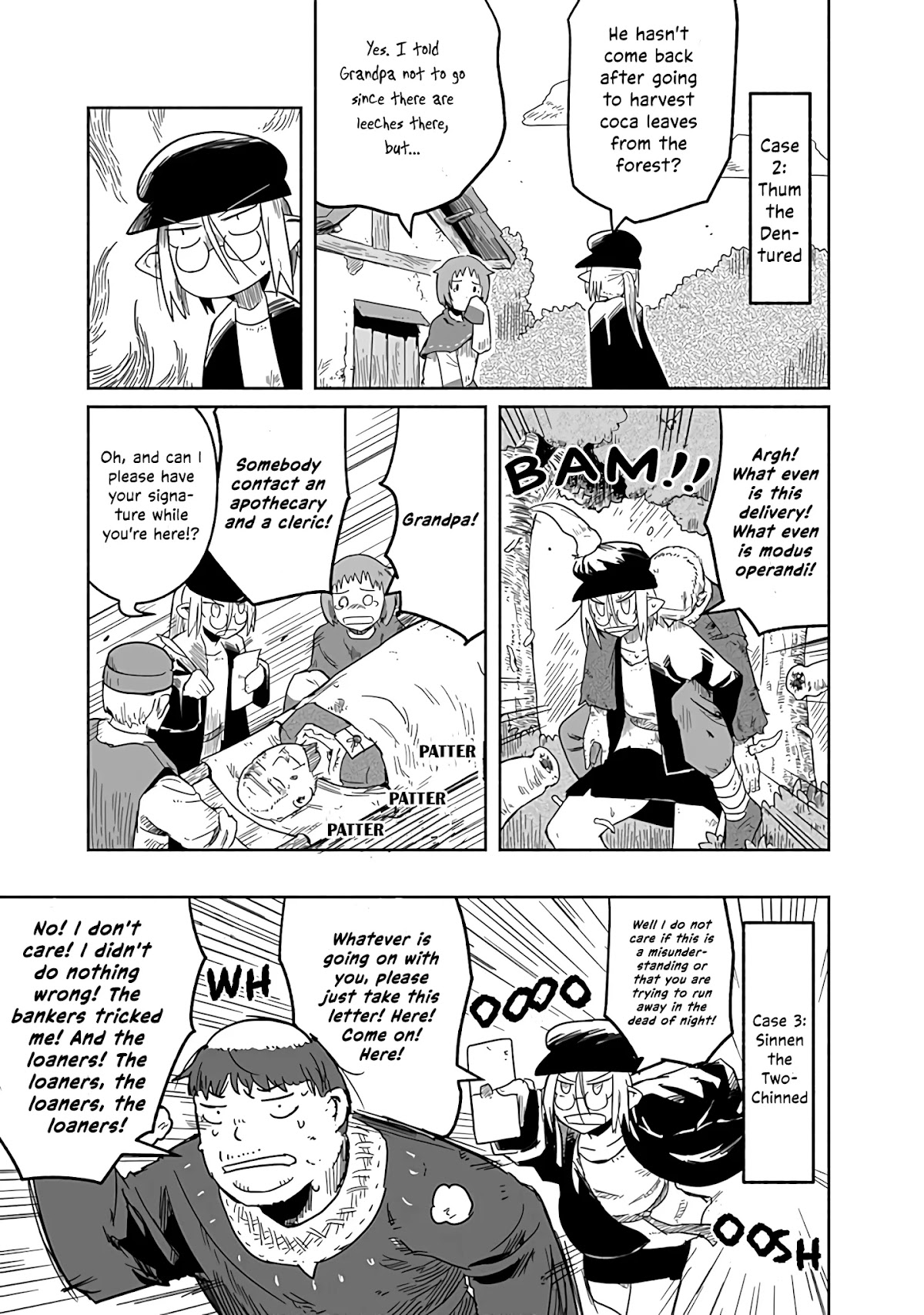 The Dragon, the Hero, and the Courier Chapter 22 page 8 - Chapter 22: Yoshida, the Wizards, and the Express Delivery