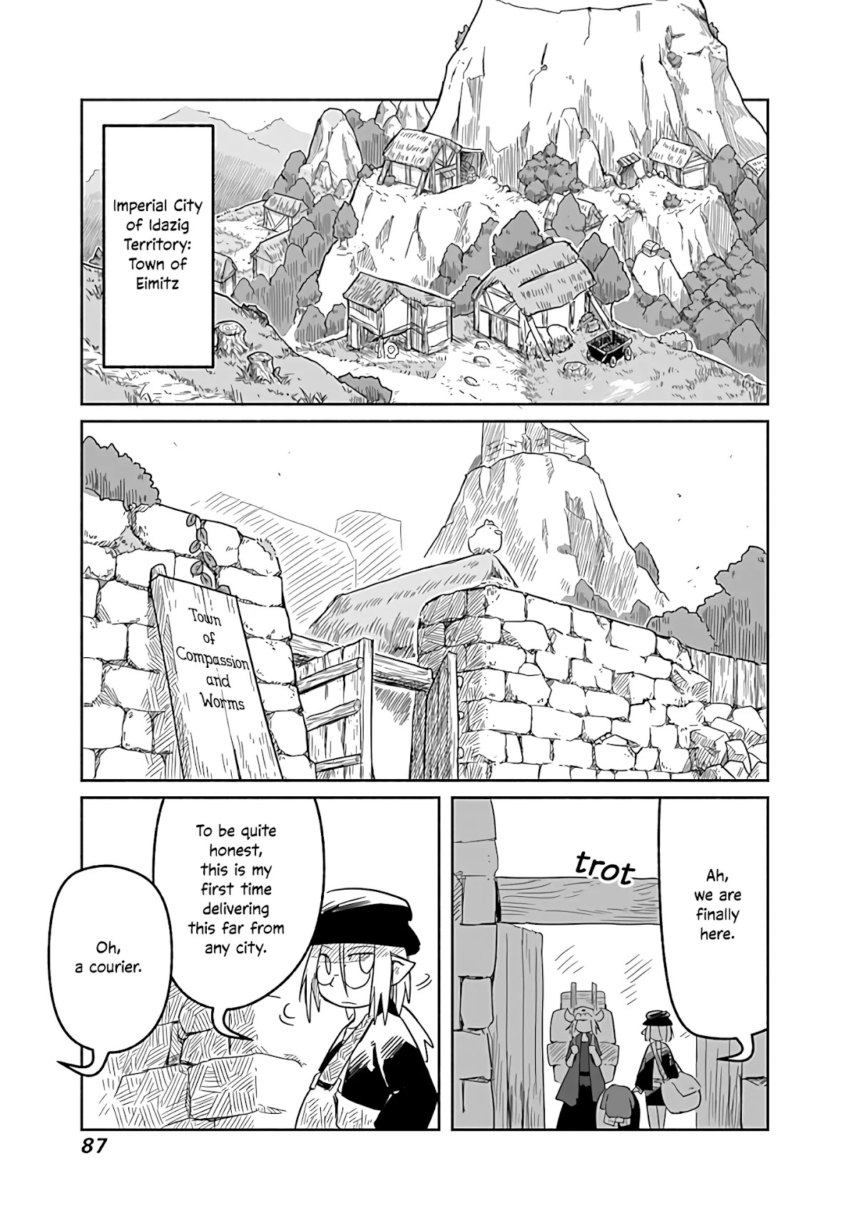 The Dragon, the Hero, and the Courier Chapter 23 page 12 - Chapter 23: The Carrier, Love, and the Courier