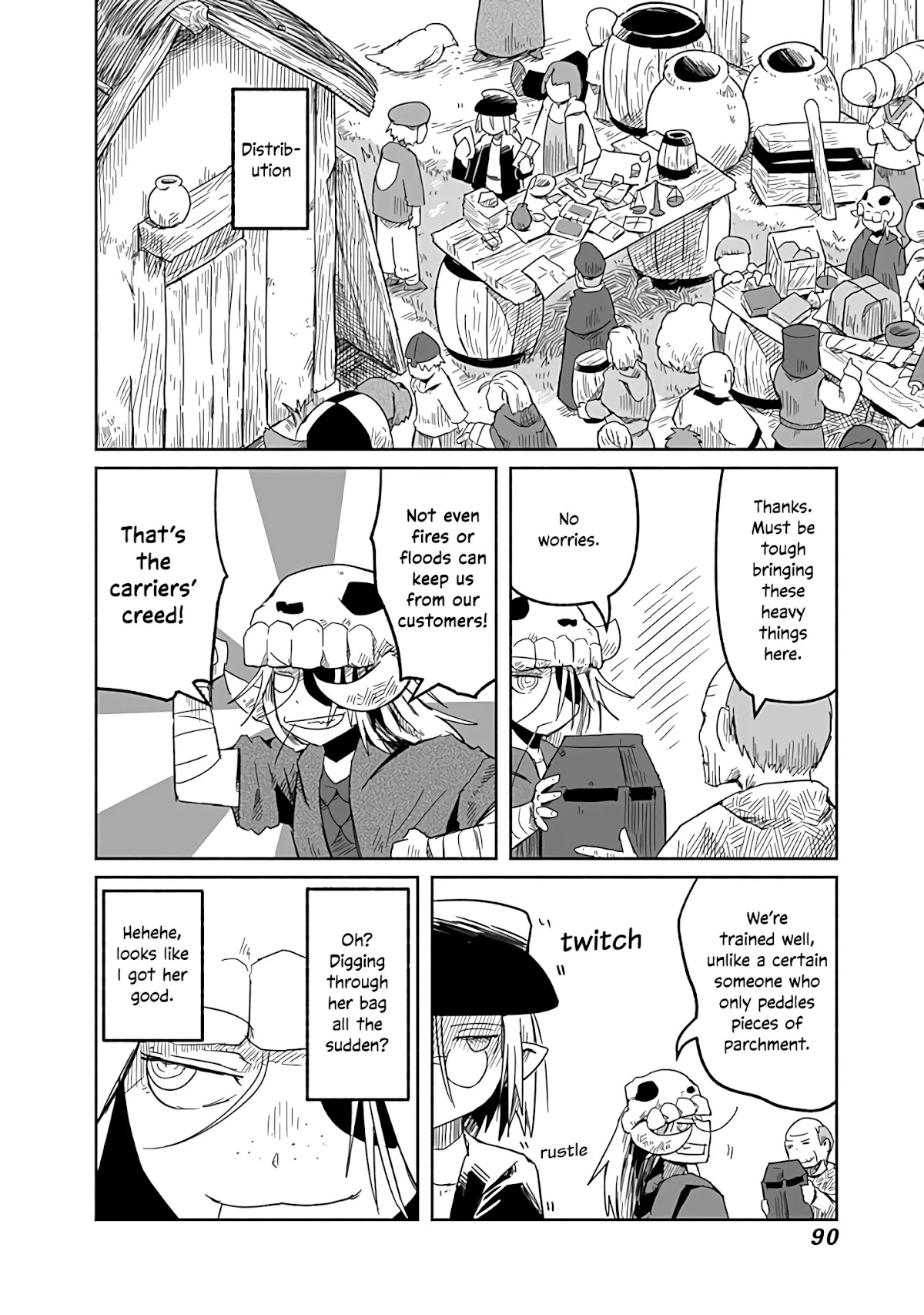 The Dragon, the Hero, and the Courier Chapter 23 page 15 - Chapter 23: The Carrier, Love, and the Courier