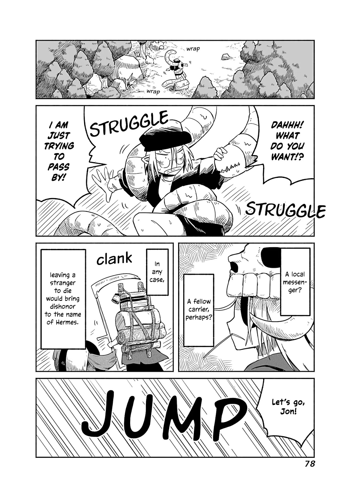The Dragon, the Hero, and the Courier Chapter 23 page 3 - Chapter 23: The Carrier, Love, and the Courier