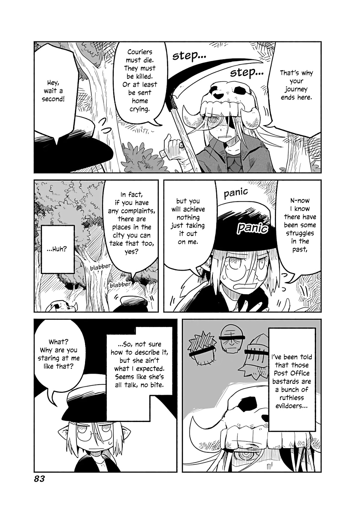 The Dragon, the Hero, and the Courier Chapter 23 page 8 - Chapter 23: The Carrier, Love, and the Courier
