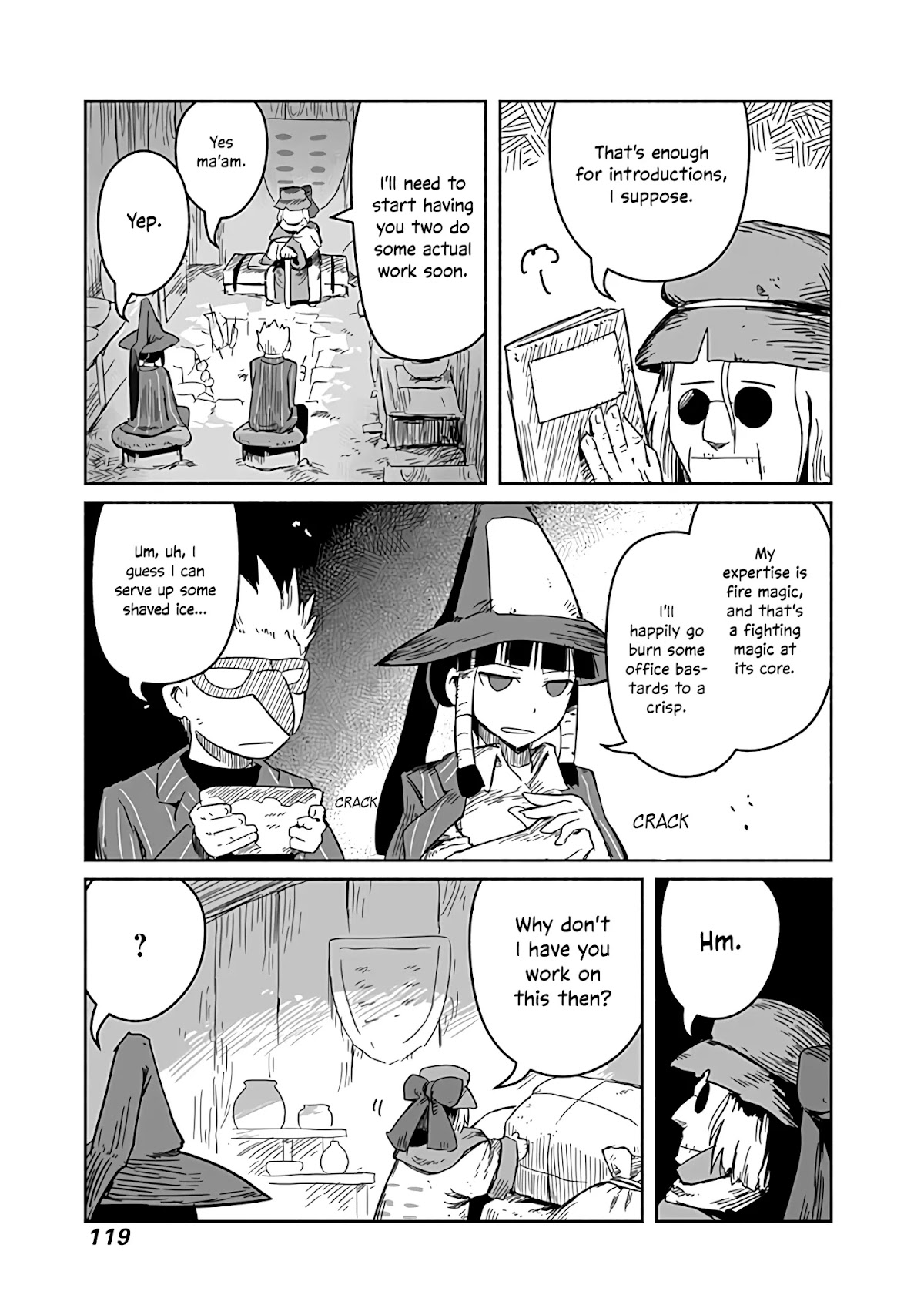 The Dragon, the Hero, and the Courier Chapter 24 page 12 - Chapter 24: The Mages, Talent, and Promotion Duty