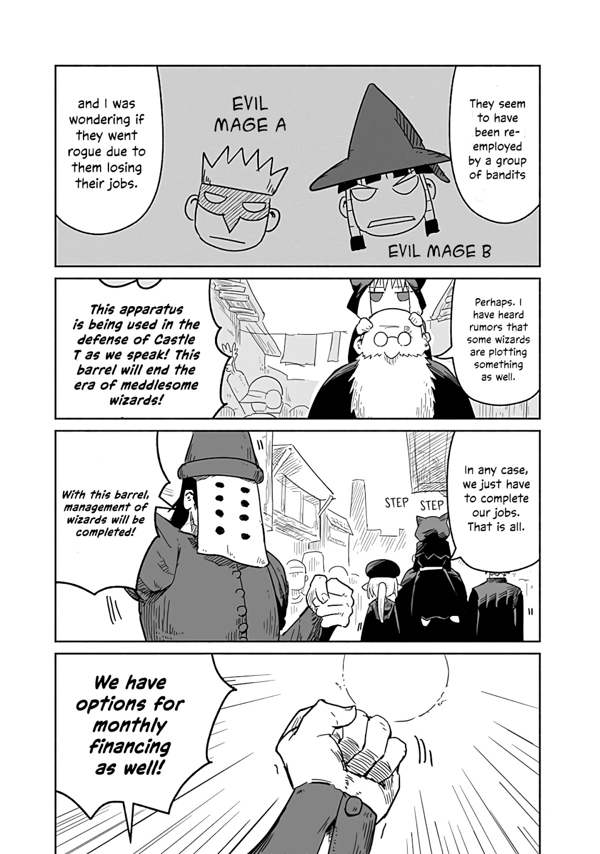The Dragon, the Hero, and the Courier Chapter 24 page 4 - Chapter 24: The Mages, Talent, and Promotion Duty