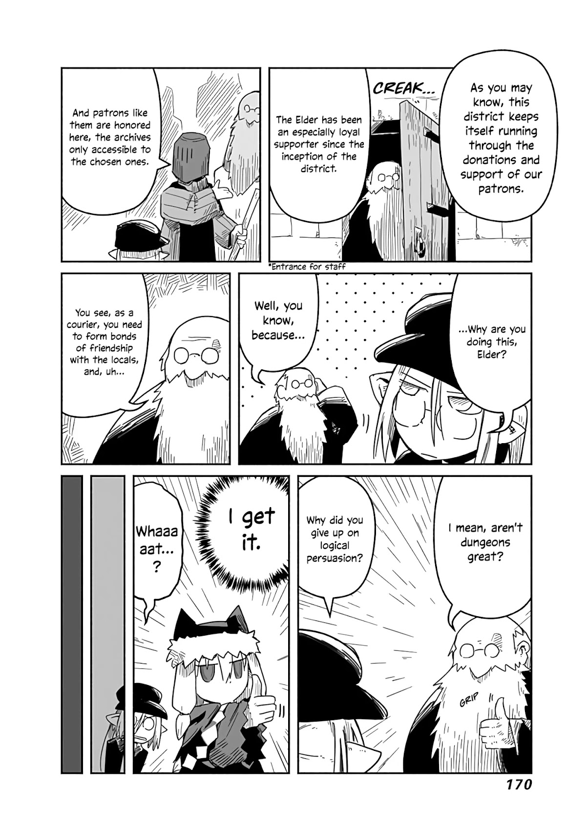 The Dragon, the Hero, and the Courier Chapter 25 page 25 - Chapter 25: The Traps, the Labyrinth, and the Courier