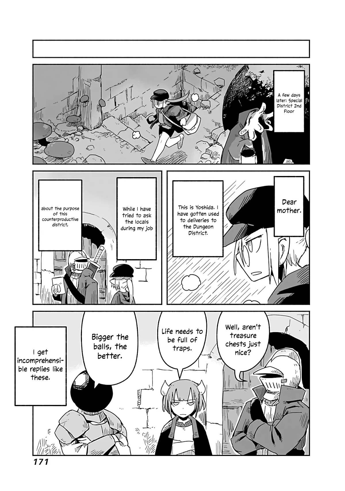 The Dragon, the Hero, and the Courier Chapter 25 page 26 - Chapter 25: The Traps, the Labyrinth, and the Courier