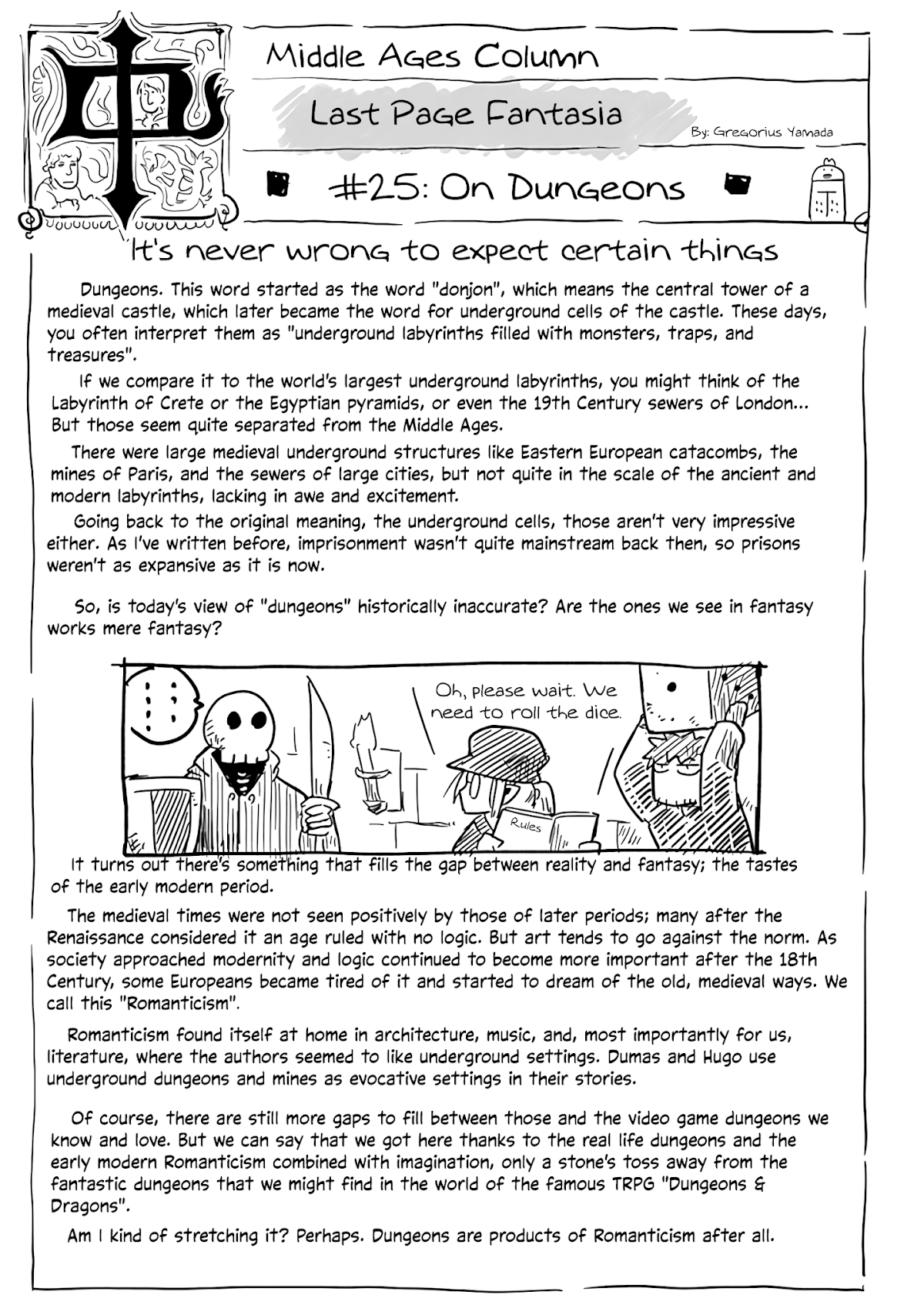 The Dragon, the Hero, and the Courier Chapter 25 page 28 - Chapter 25: The Traps, the Labyrinth, and the Courier
