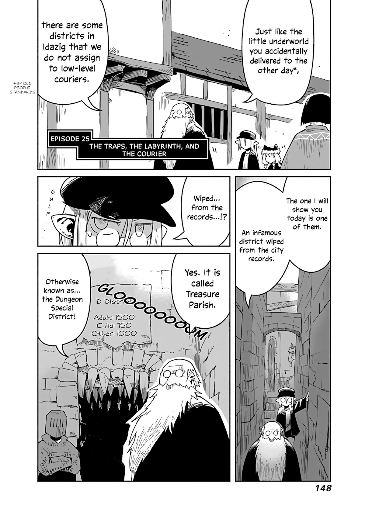 The Dragon, the Hero, and the Courier Chapter 25 page 3 - Chapter 25: The Traps, the Labyrinth, and the Courier