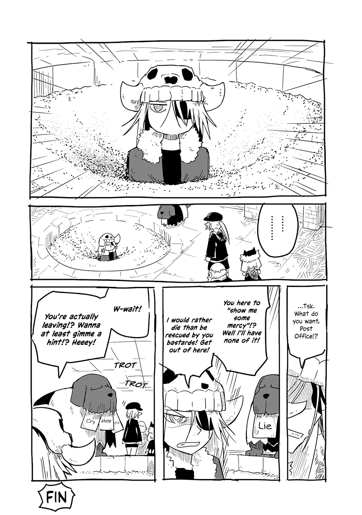 The Dragon, the Hero, and the Courier Chapter 25 page 30 - Chapter 25: The Traps, the Labyrinth, and the Courier