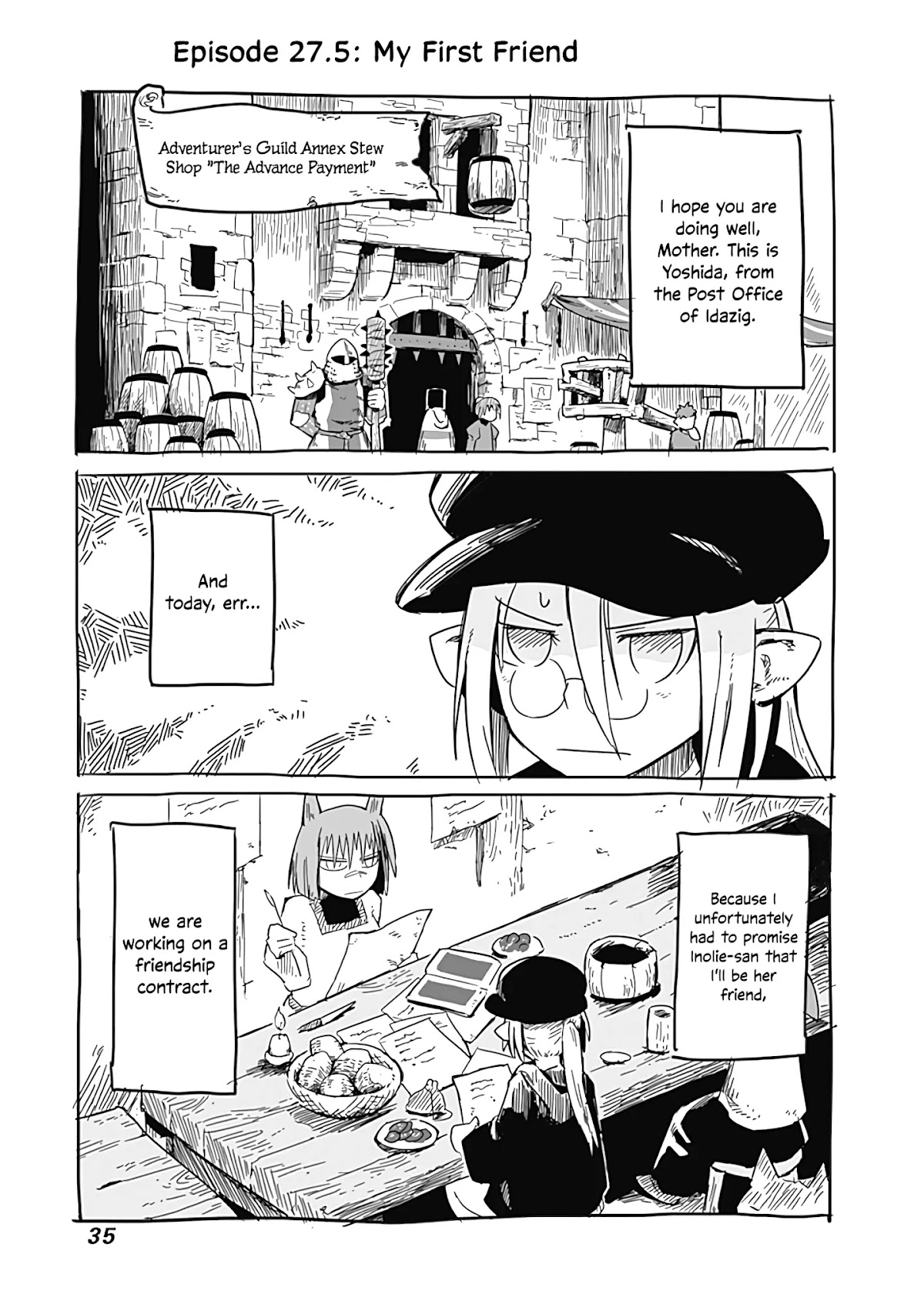 The Dragon, the Hero, and the Courier Chapter 27.5 page 2 - Chapter 27.5: My First Friend