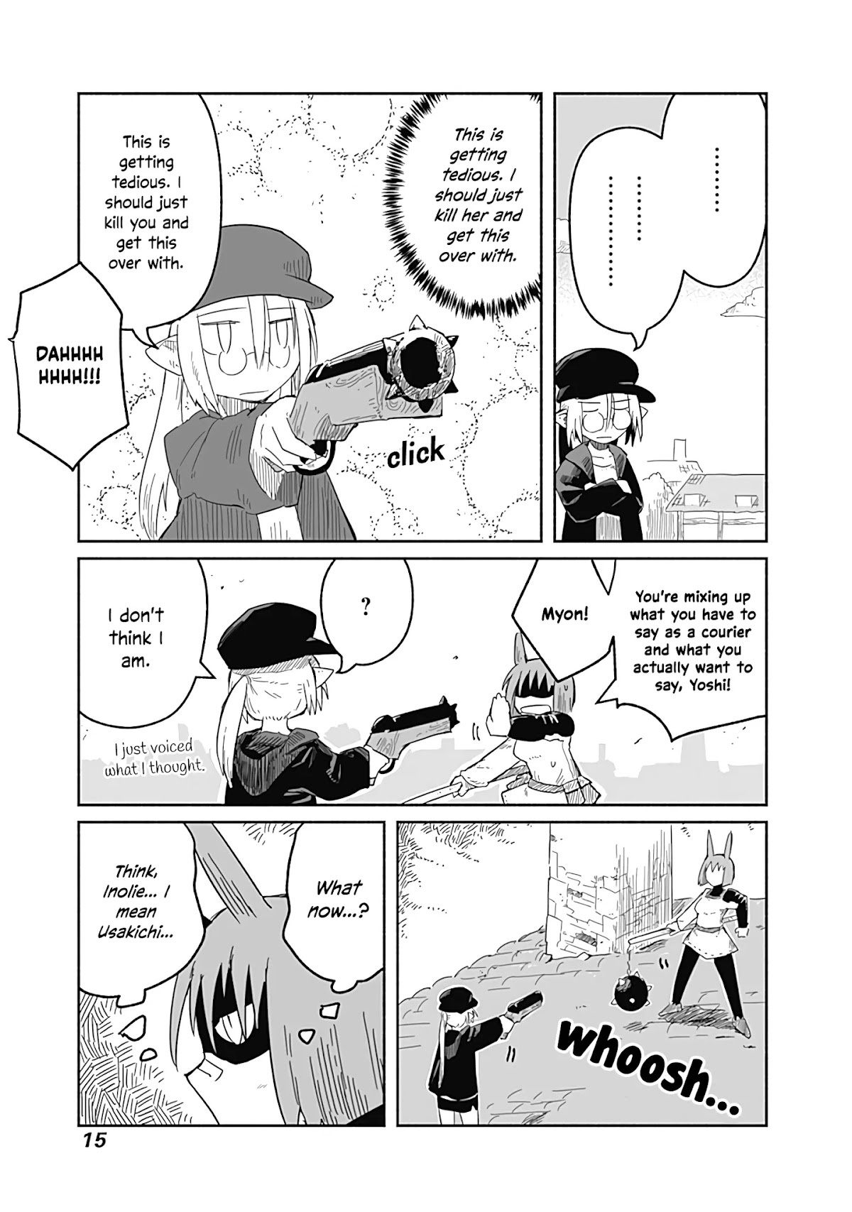 The Dragon, the Hero, and the Courier Chapter 27 page 16 - Chapter 27: Friendship, Work, and Armageddon