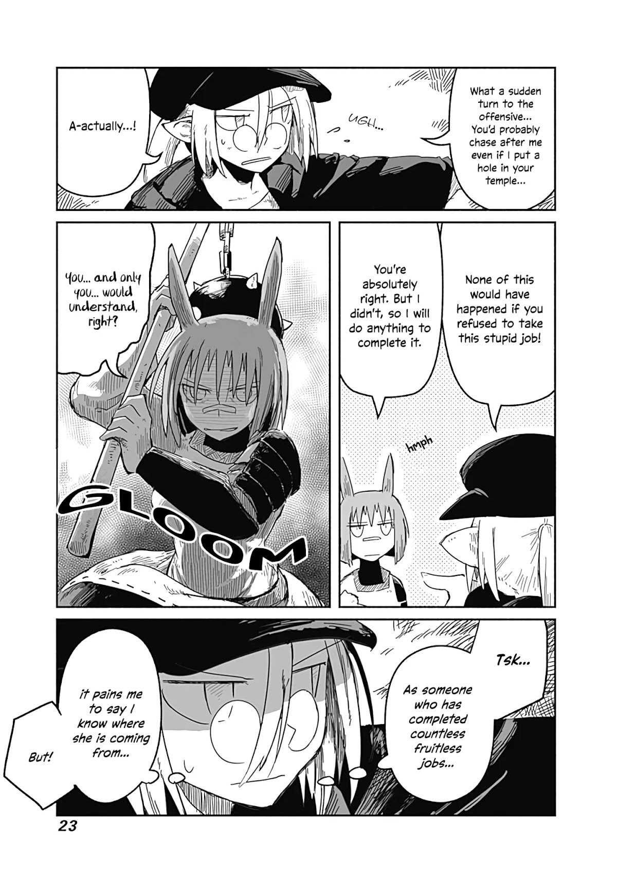The Dragon, the Hero, and the Courier Chapter 27 page 24 - Chapter 27: Friendship, Work, and Armageddon