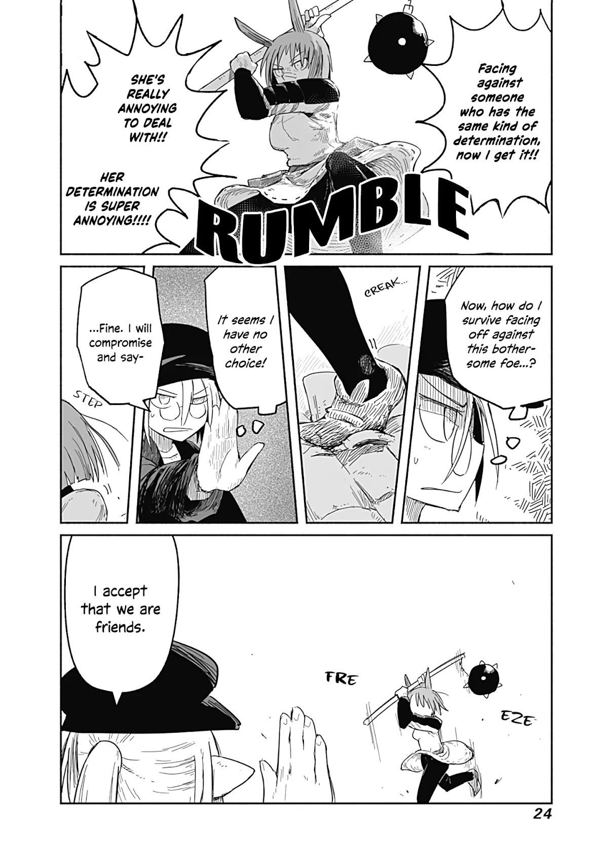 The Dragon, the Hero, and the Courier Chapter 27 page 25 - Chapter 27: Friendship, Work, and Armageddon