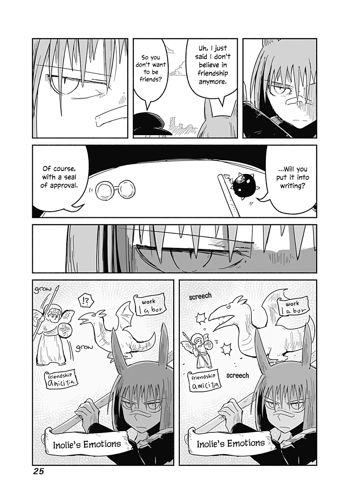 The Dragon, the Hero, and the Courier Chapter 27 page 26 - Chapter 27: Friendship, Work, and Armageddon