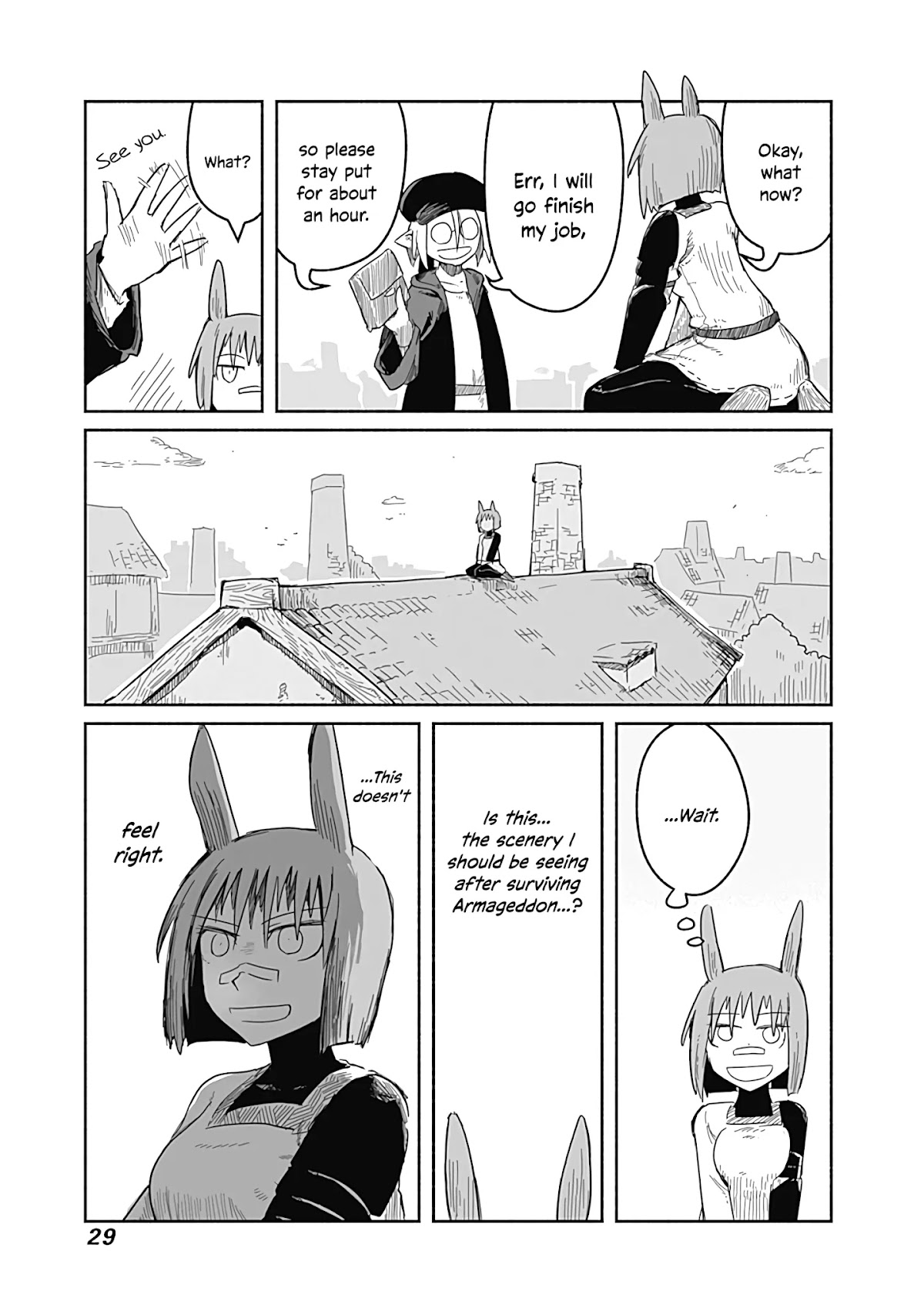 The Dragon, the Hero, and the Courier Chapter 27 page 30 - Chapter 27: Friendship, Work, and Armageddon