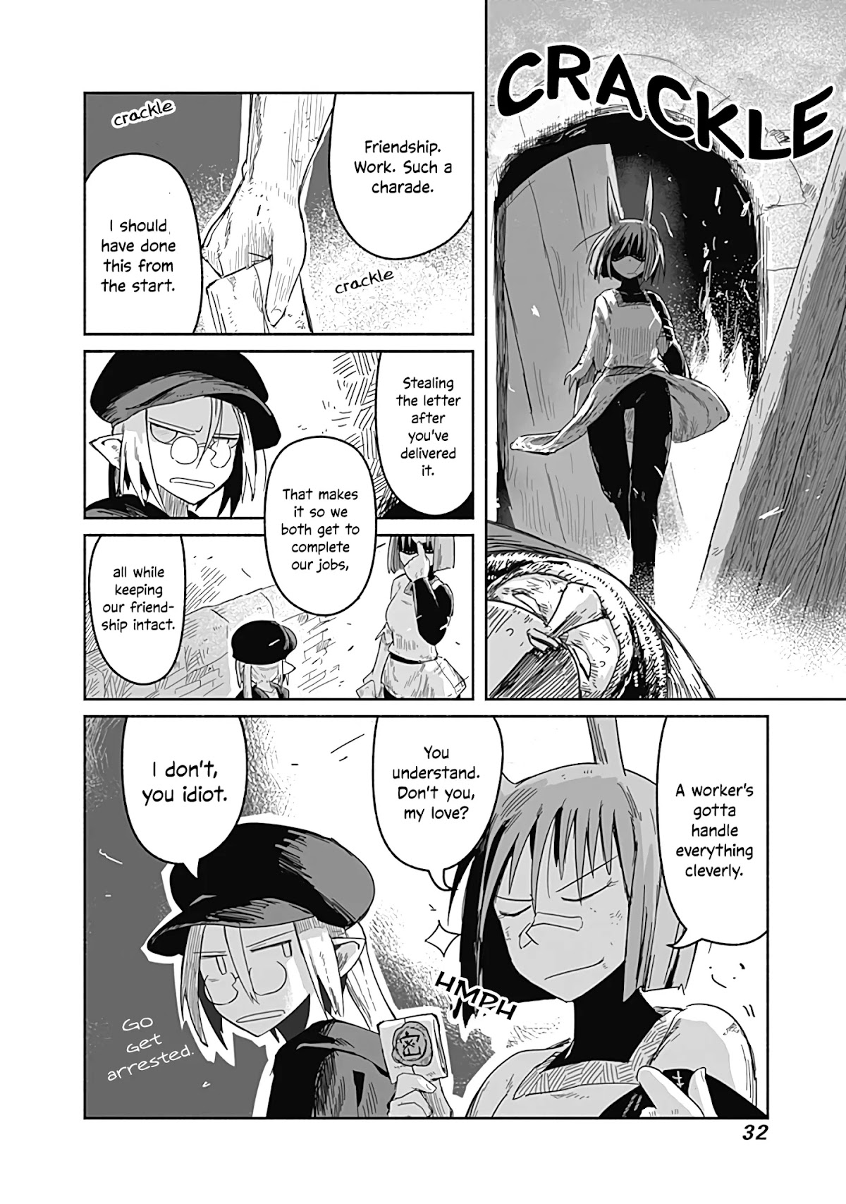 The Dragon, the Hero, and the Courier Chapter 27 page 33 - Chapter 27: Friendship, Work, and Armageddon