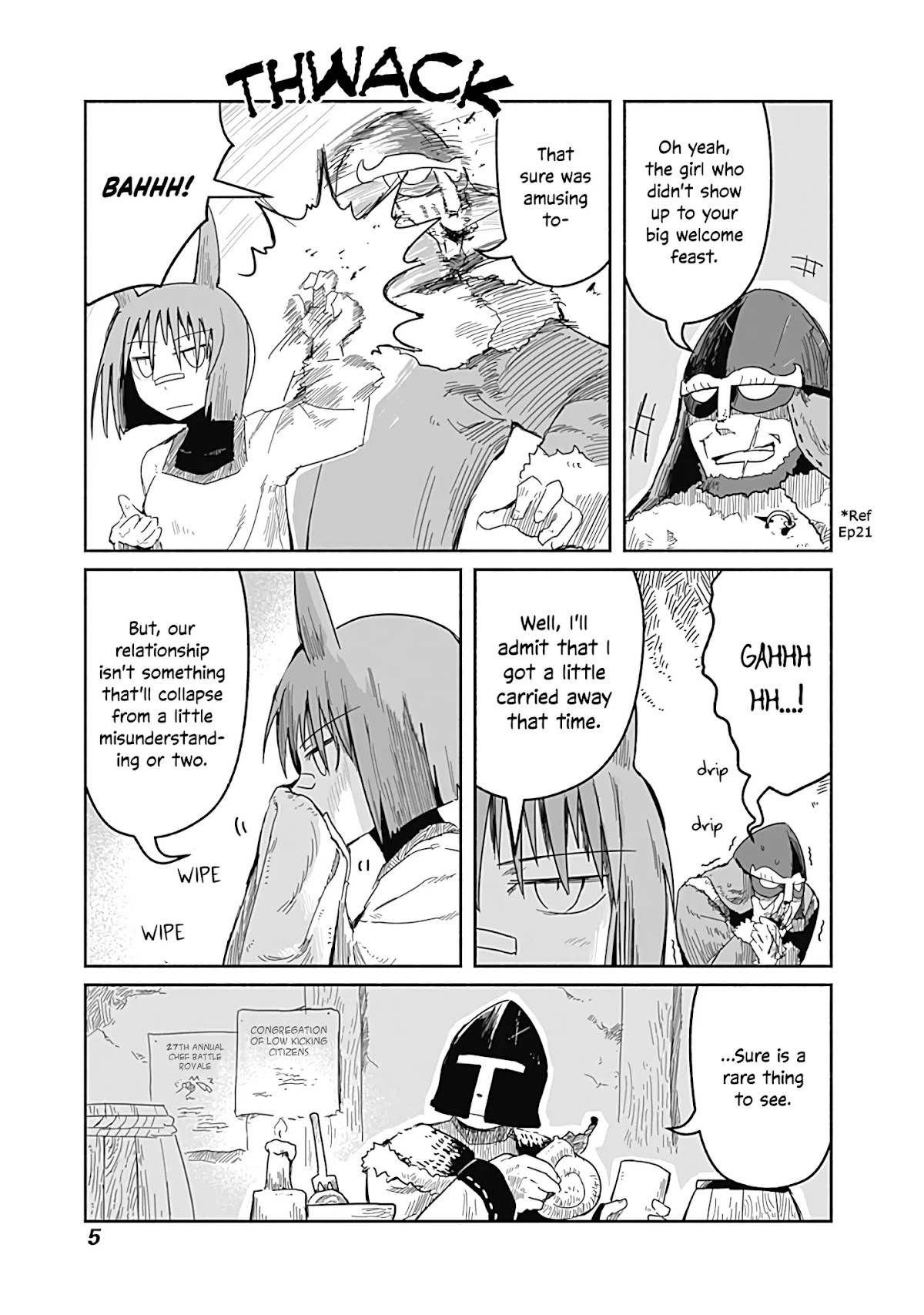 The Dragon, the Hero, and the Courier Chapter 27 page 6 - Chapter 27: Friendship, Work, and Armageddon