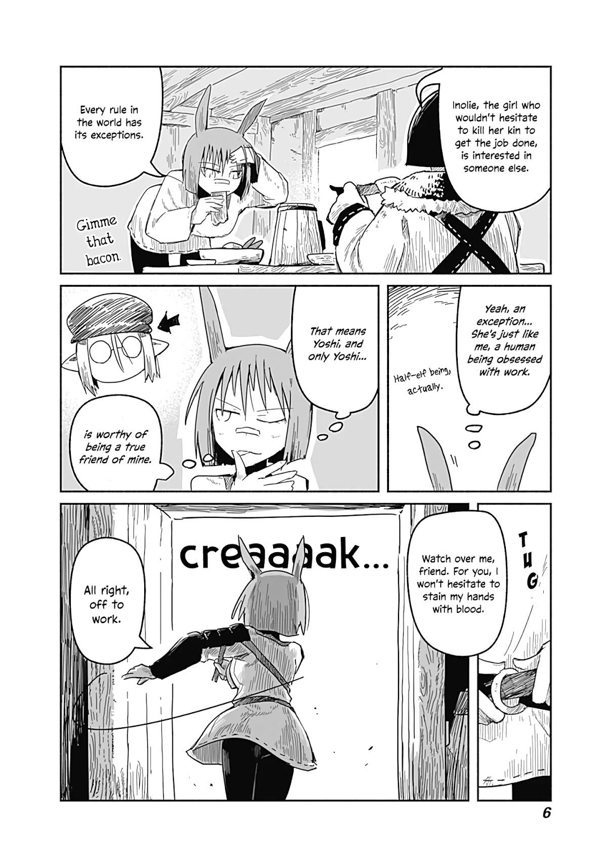 The Dragon, the Hero, and the Courier Chapter 27 page 7 - Chapter 27: Friendship, Work, and Armageddon