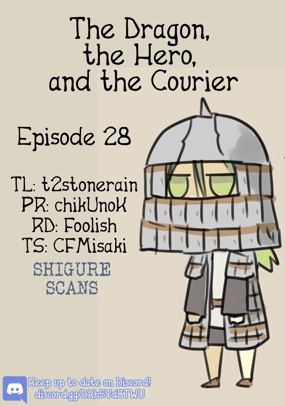 The Dragon, the Hero, and the Courier Chapter 28 page 1 - Chapter 28: The Shield, the Wall, and the Modest Soul