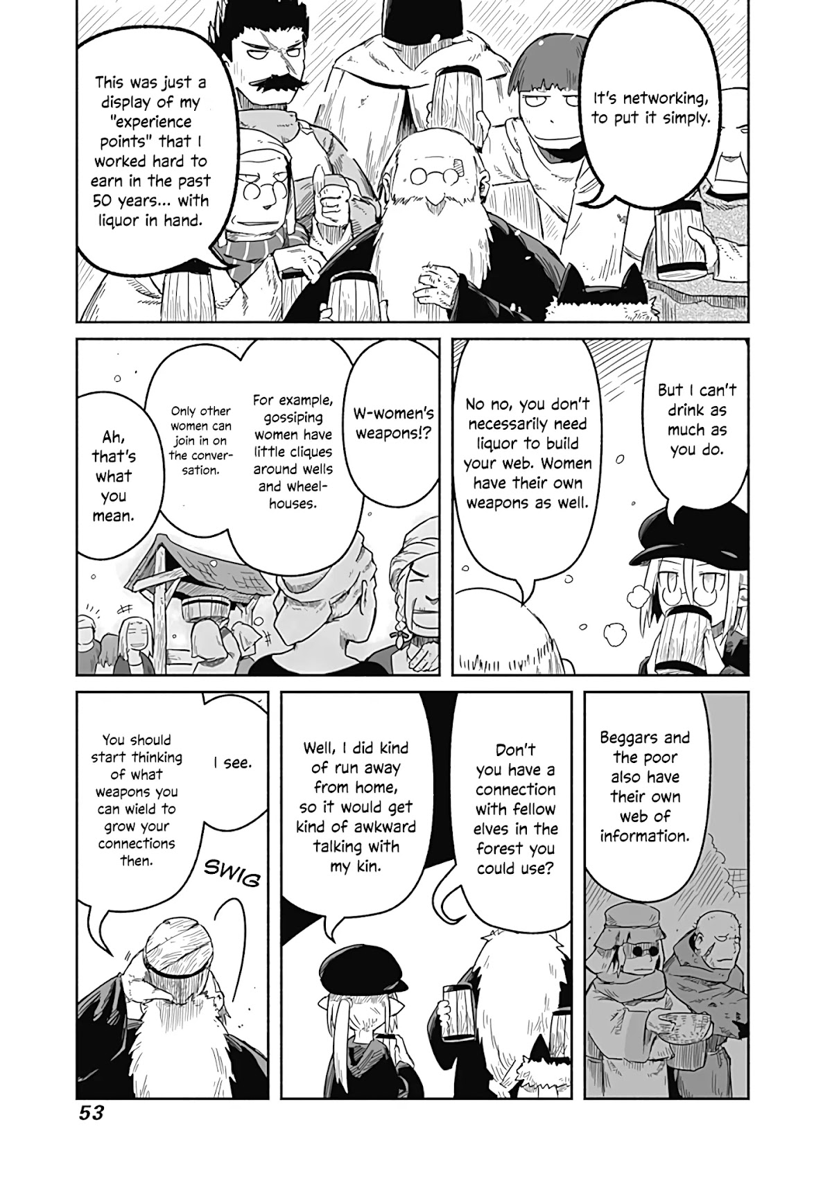 The Dragon, the Hero, and the Courier Chapter 28 page 10 - Chapter 28: The Shield, the Wall, and the Modest Soul