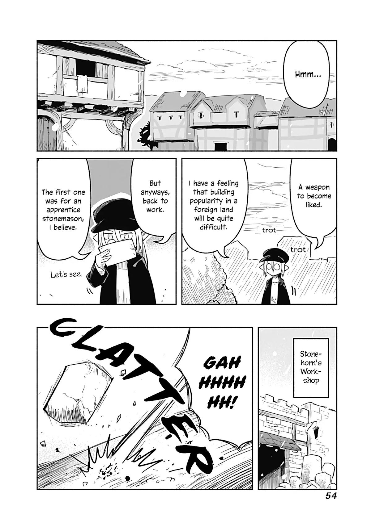 The Dragon, the Hero, and the Courier Chapter 28 page 11 - Chapter 28: The Shield, the Wall, and the Modest Soul