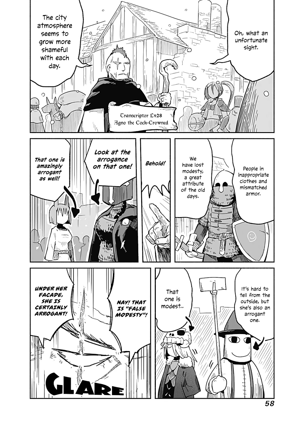 The Dragon, the Hero, and the Courier Chapter 28 page 15 - Chapter 28: The Shield, the Wall, and the Modest Soul