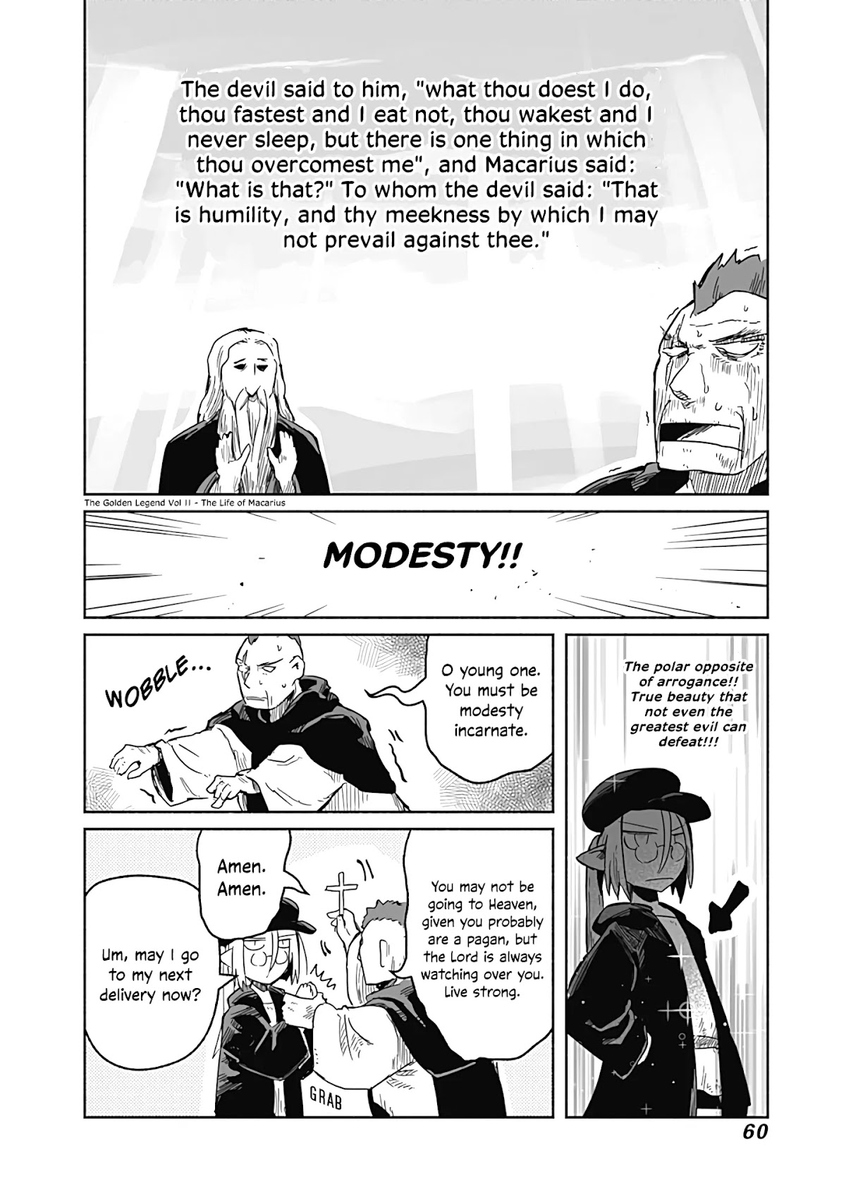 The Dragon, the Hero, and the Courier Chapter 28 page 17 - Chapter 28: The Shield, the Wall, and the Modest Soul