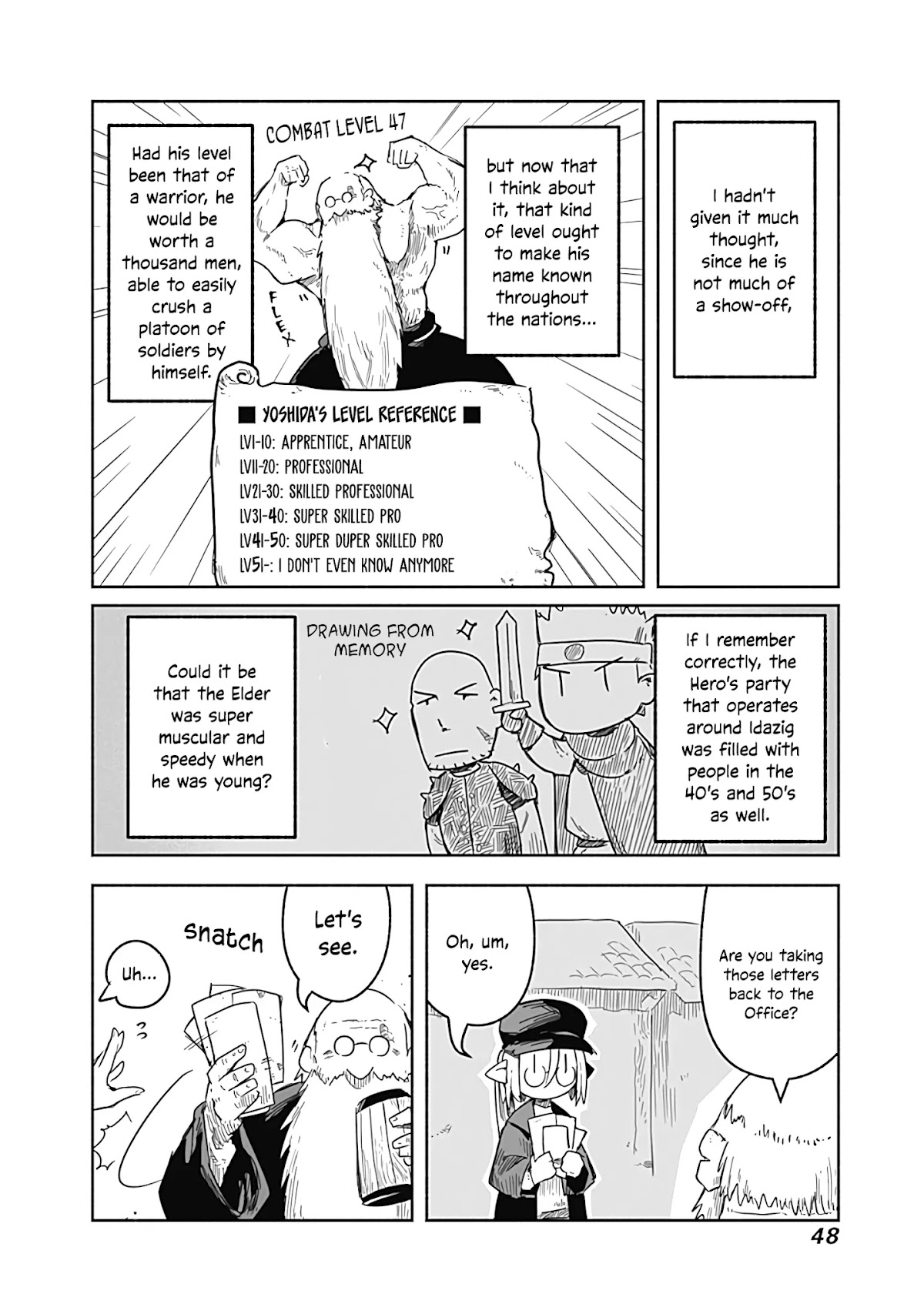 The Dragon, the Hero, and the Courier Chapter 28 page 5 - Chapter 28: The Shield, the Wall, and the Modest Soul