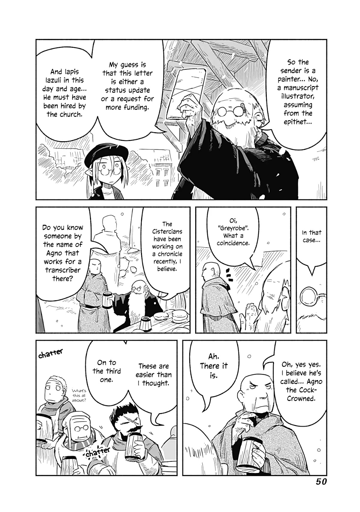 The Dragon, the Hero, and the Courier Chapter 28 page 7 - Chapter 28: The Shield, the Wall, and the Modest Soul