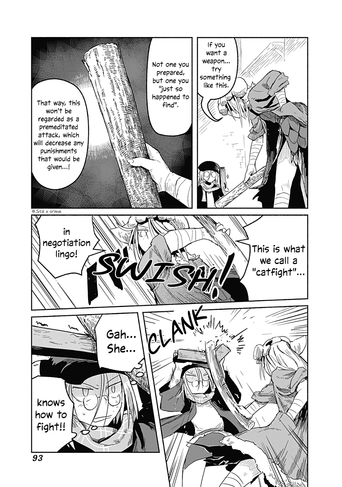 The Dragon, the Hero, and the Courier Chapter 29 page 10 - Chapter 29: Strength, Negotiation, and Catfights