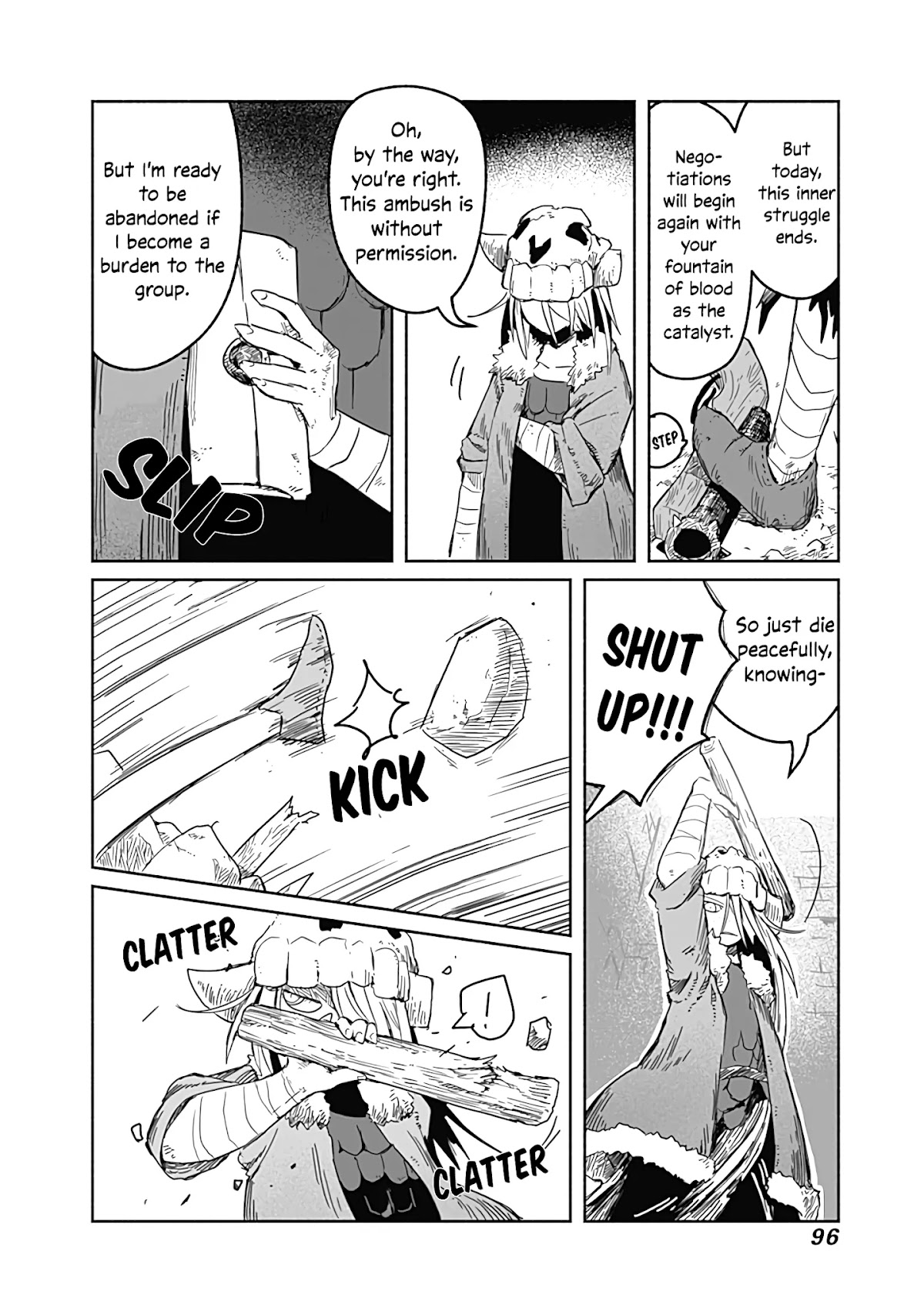 The Dragon, the Hero, and the Courier Chapter 29 page 13 - Chapter 29: Strength, Negotiation, and Catfights