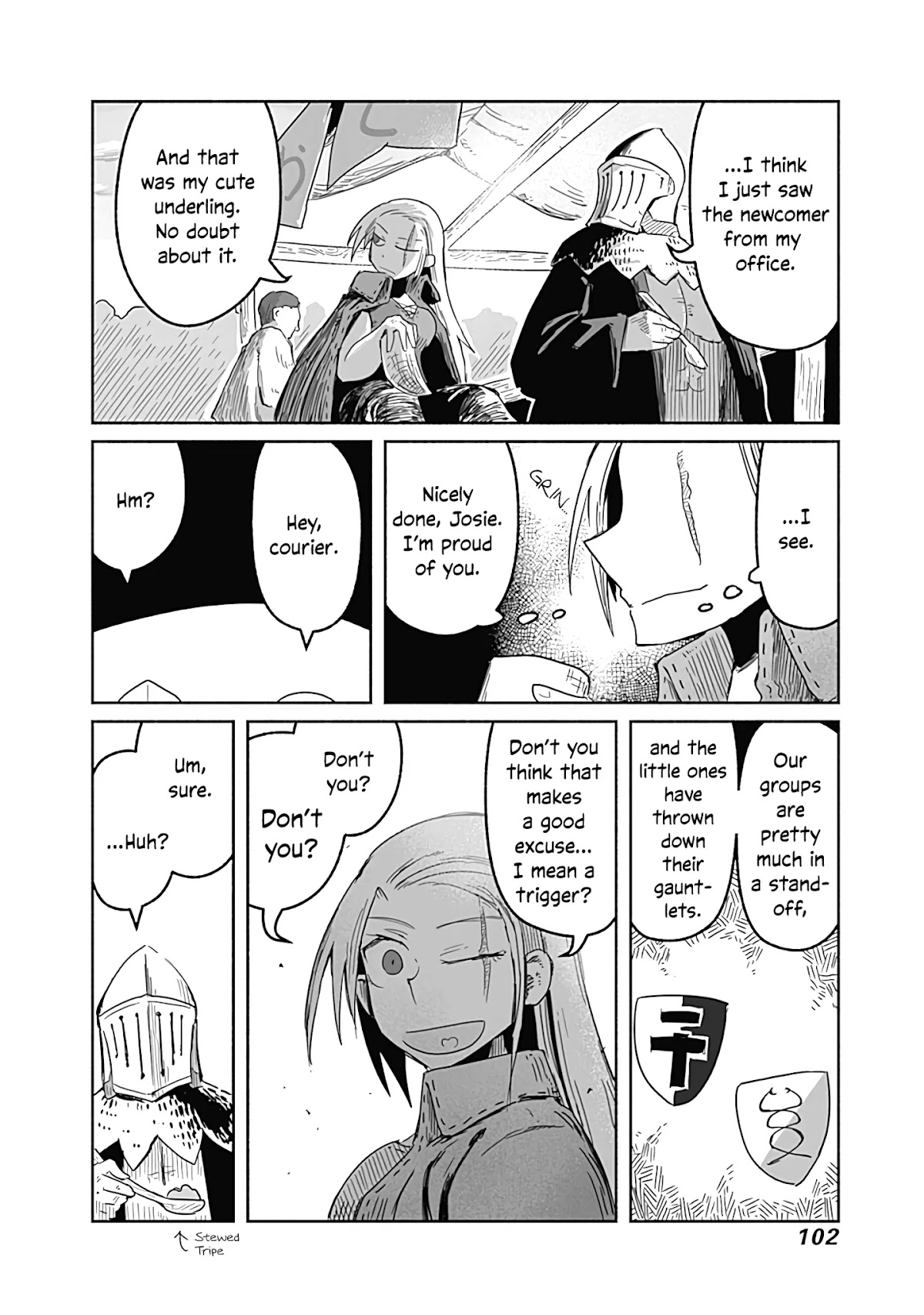 The Dragon, the Hero, and the Courier Chapter 29 page 19 - Chapter 29: Strength, Negotiation, and Catfights