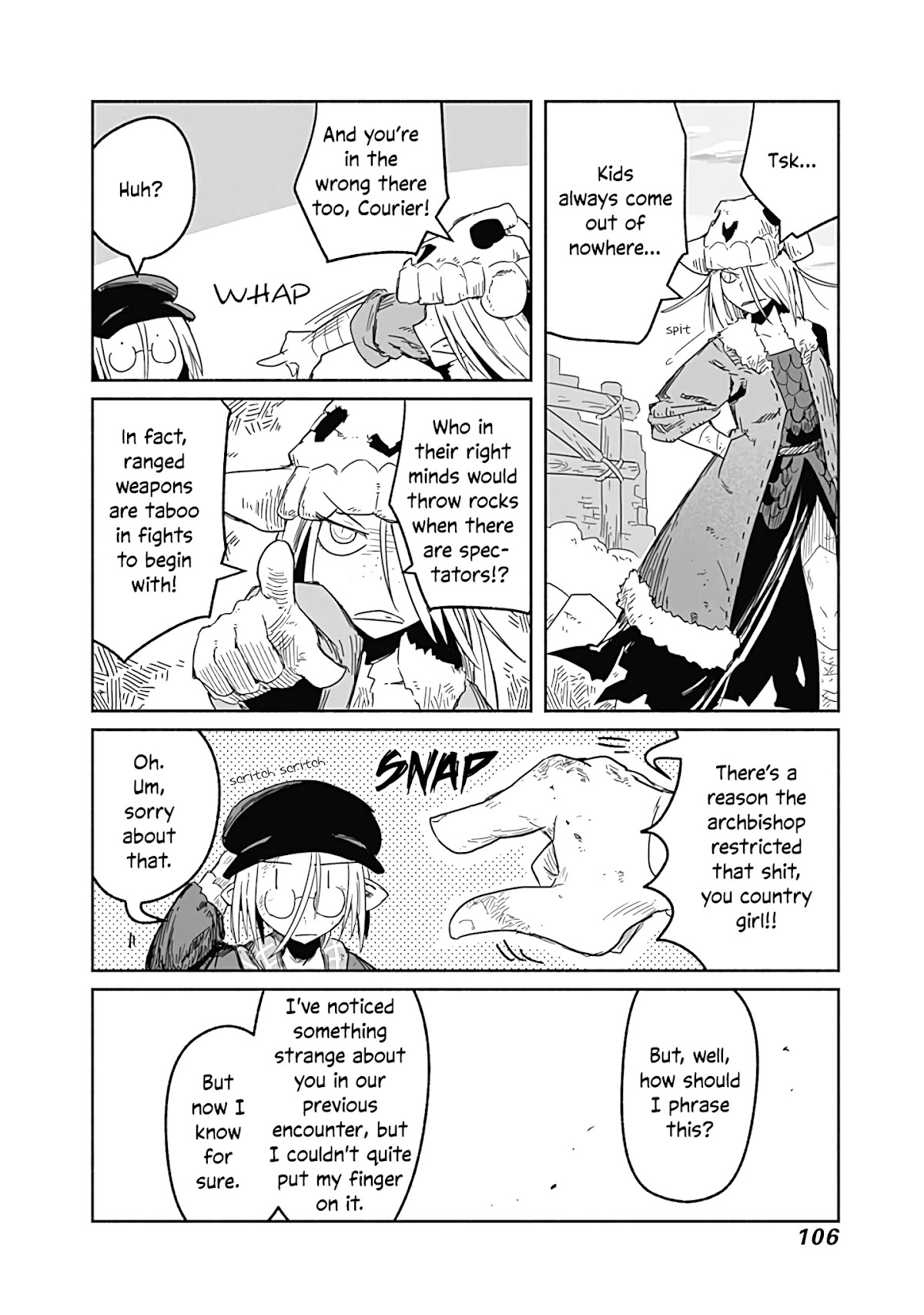 The Dragon, the Hero, and the Courier Chapter 29 page 23 - Chapter 29: Strength, Negotiation, and Catfights