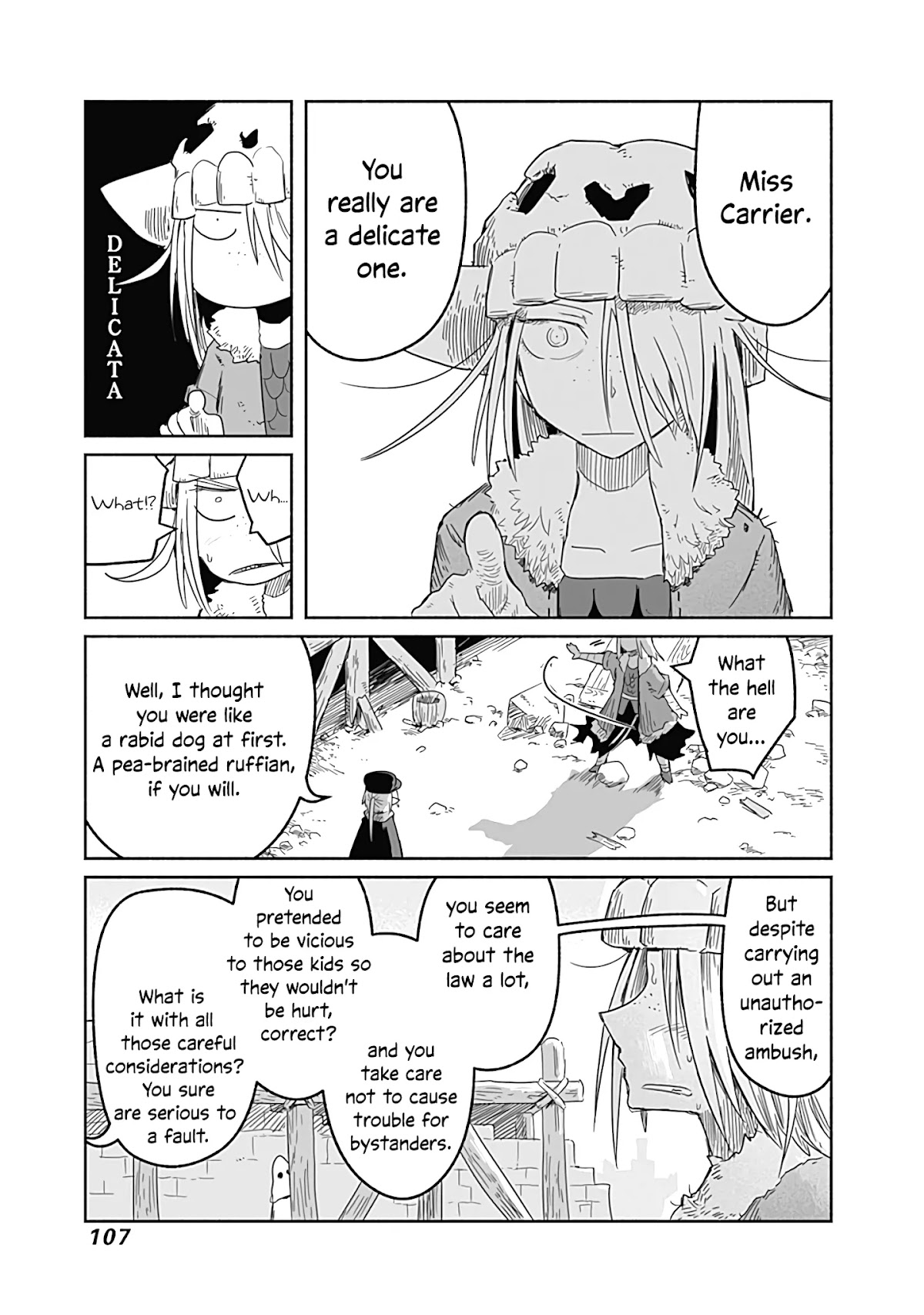 The Dragon, the Hero, and the Courier Chapter 29 page 24 - Chapter 29: Strength, Negotiation, and Catfights