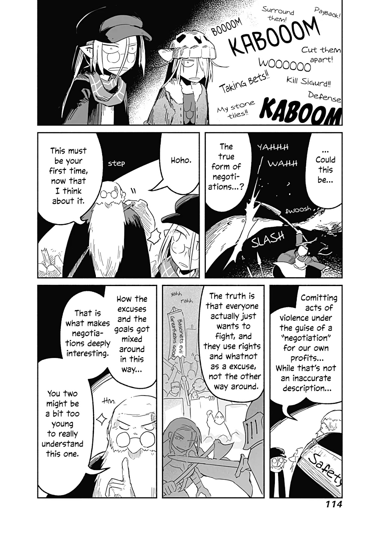 The Dragon, the Hero, and the Courier Chapter 29 page 31 - Chapter 29: Strength, Negotiation, and Catfights