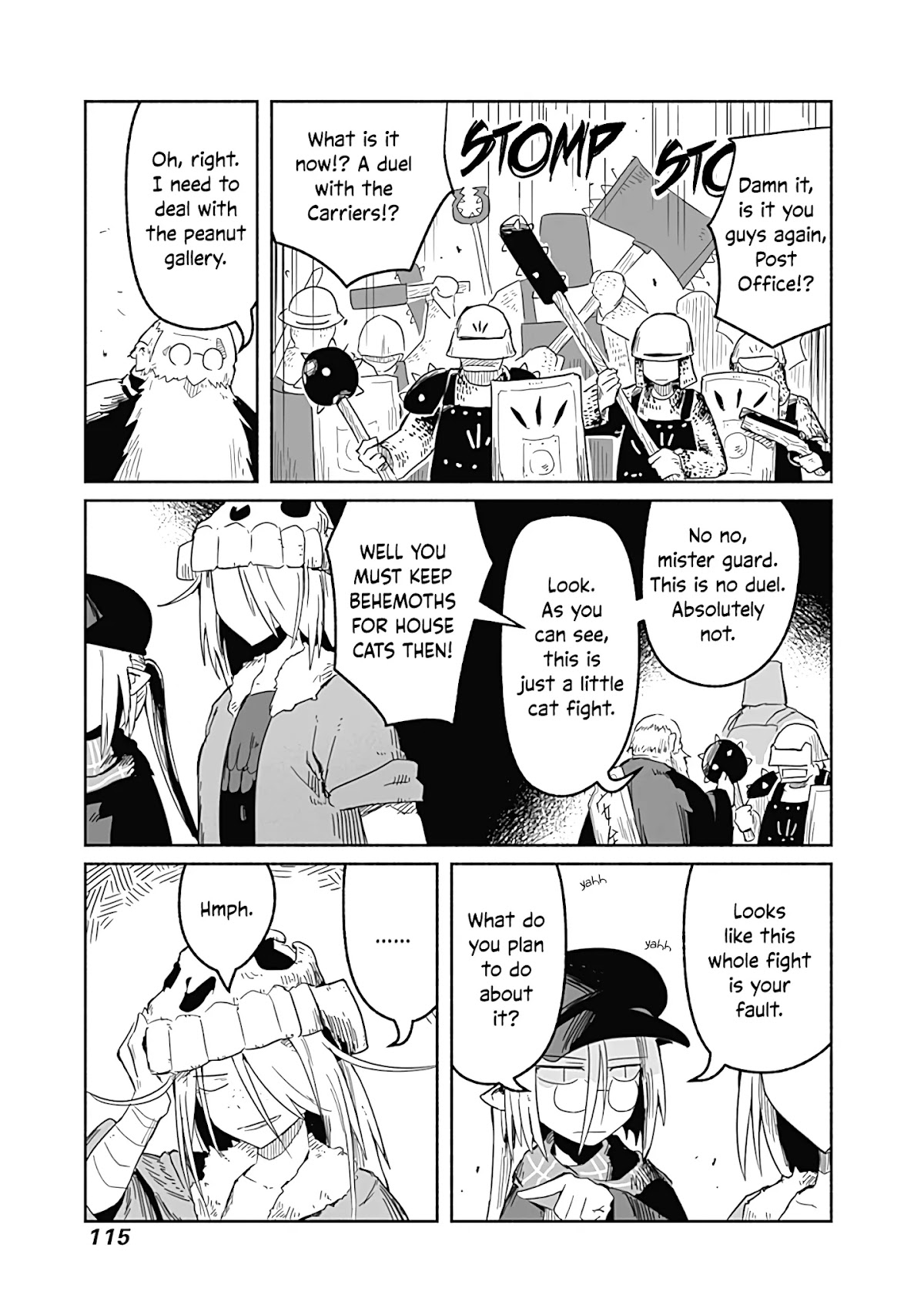 The Dragon, the Hero, and the Courier Chapter 29 page 32 - Chapter 29: Strength, Negotiation, and Catfights