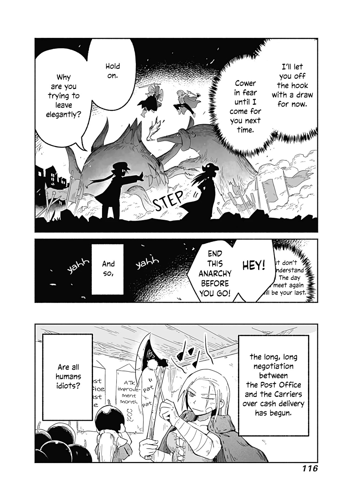The Dragon, the Hero, and the Courier Chapter 29 page 33 - Chapter 29: Strength, Negotiation, and Catfights