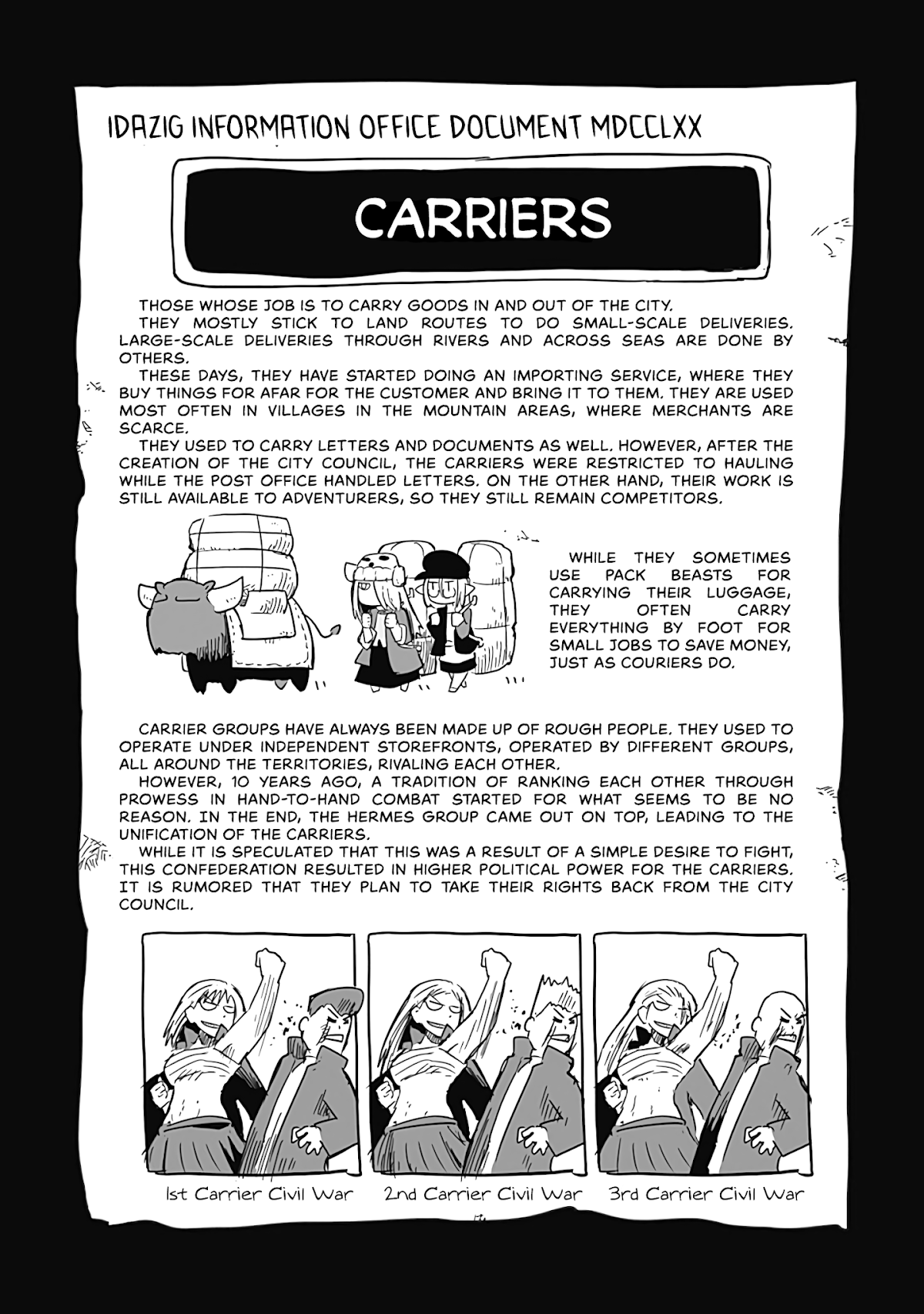 The Dragon, the Hero, and the Courier Chapter 29 page 35 - Chapter 29: Strength, Negotiation, and Catfights