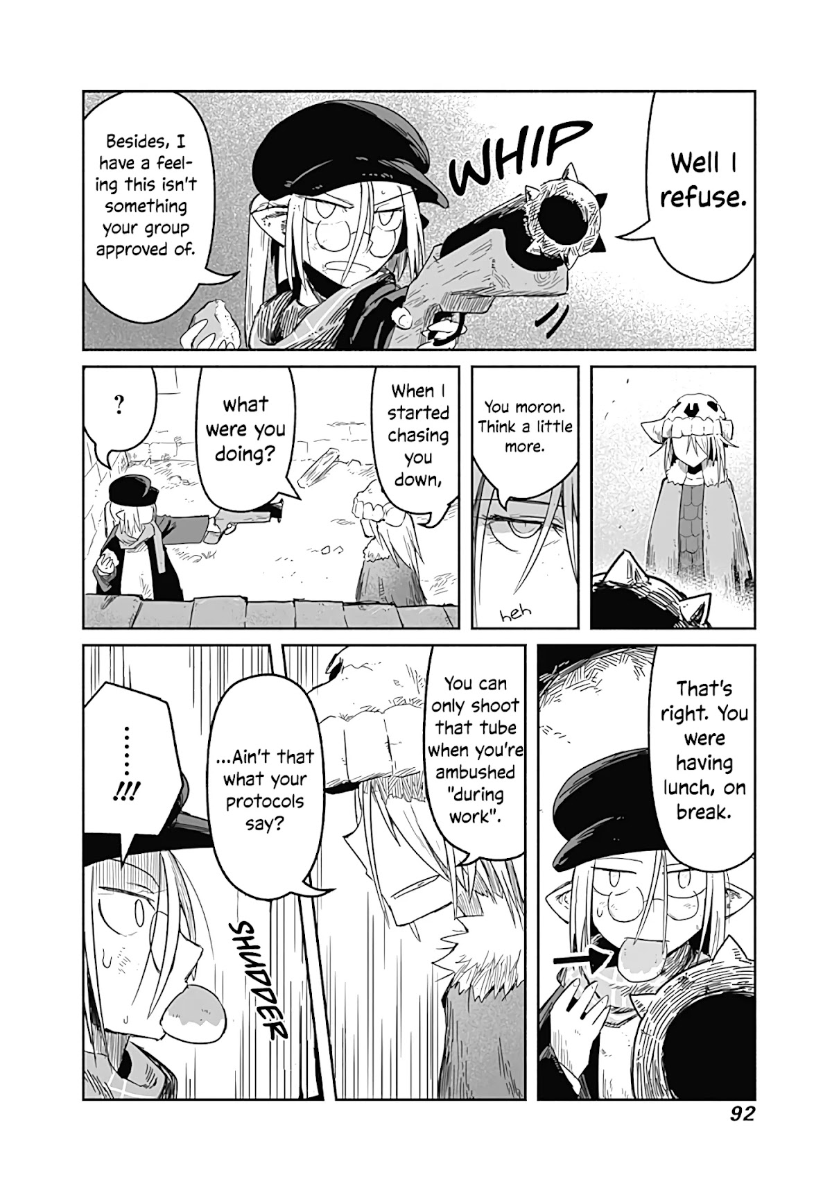 The Dragon, the Hero, and the Courier Chapter 29 page 9 - Chapter 29: Strength, Negotiation, and Catfights