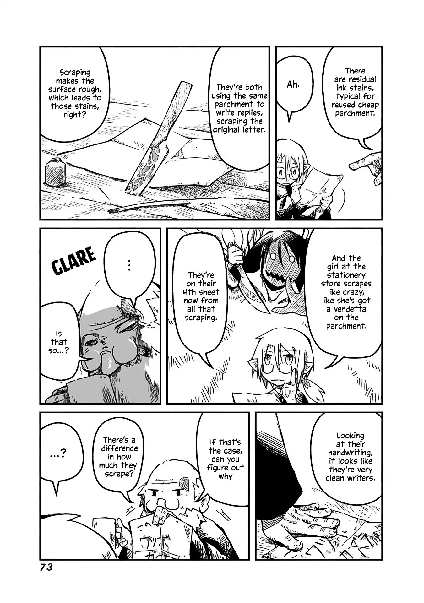 The Dragon, the Hero, and the Courier Chapter 3 page 11 - Chapter 3: The Paper, the Knife, and the Messenger