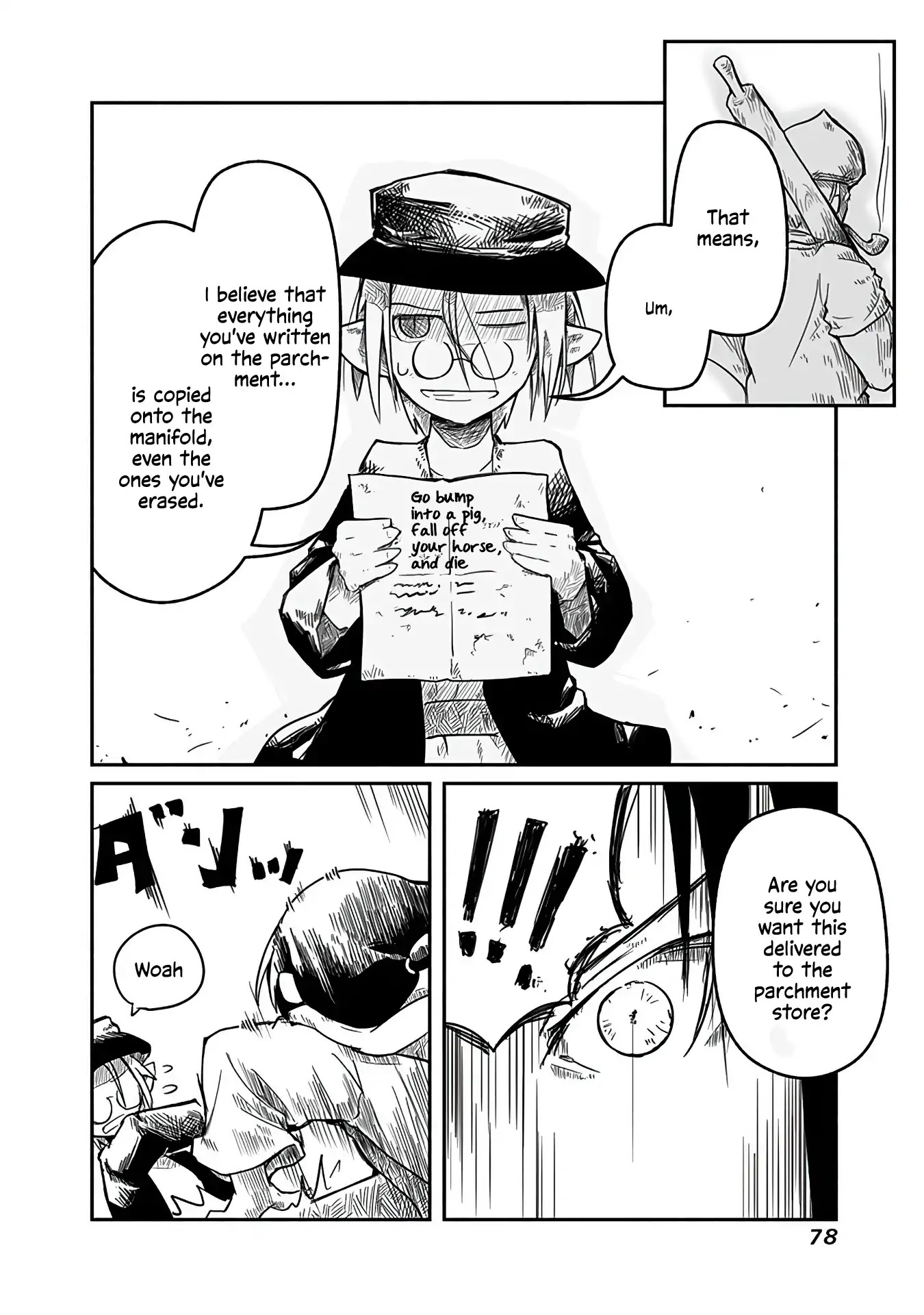 The Dragon, the Hero, and the Courier Chapter 3 page 16 - Chapter 3: The Paper, the Knife, and the Messenger