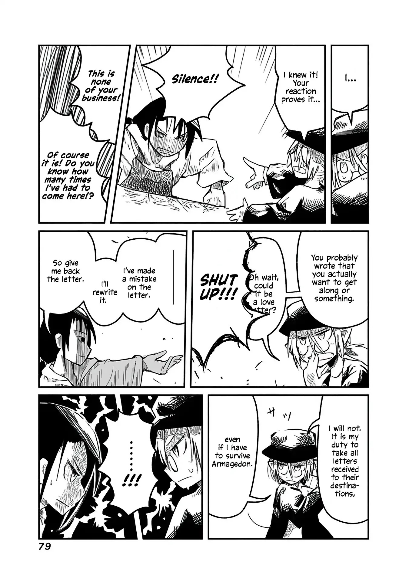 The Dragon, the Hero, and the Courier Chapter 3 page 17 - Chapter 3: The Paper, the Knife, and the Messenger