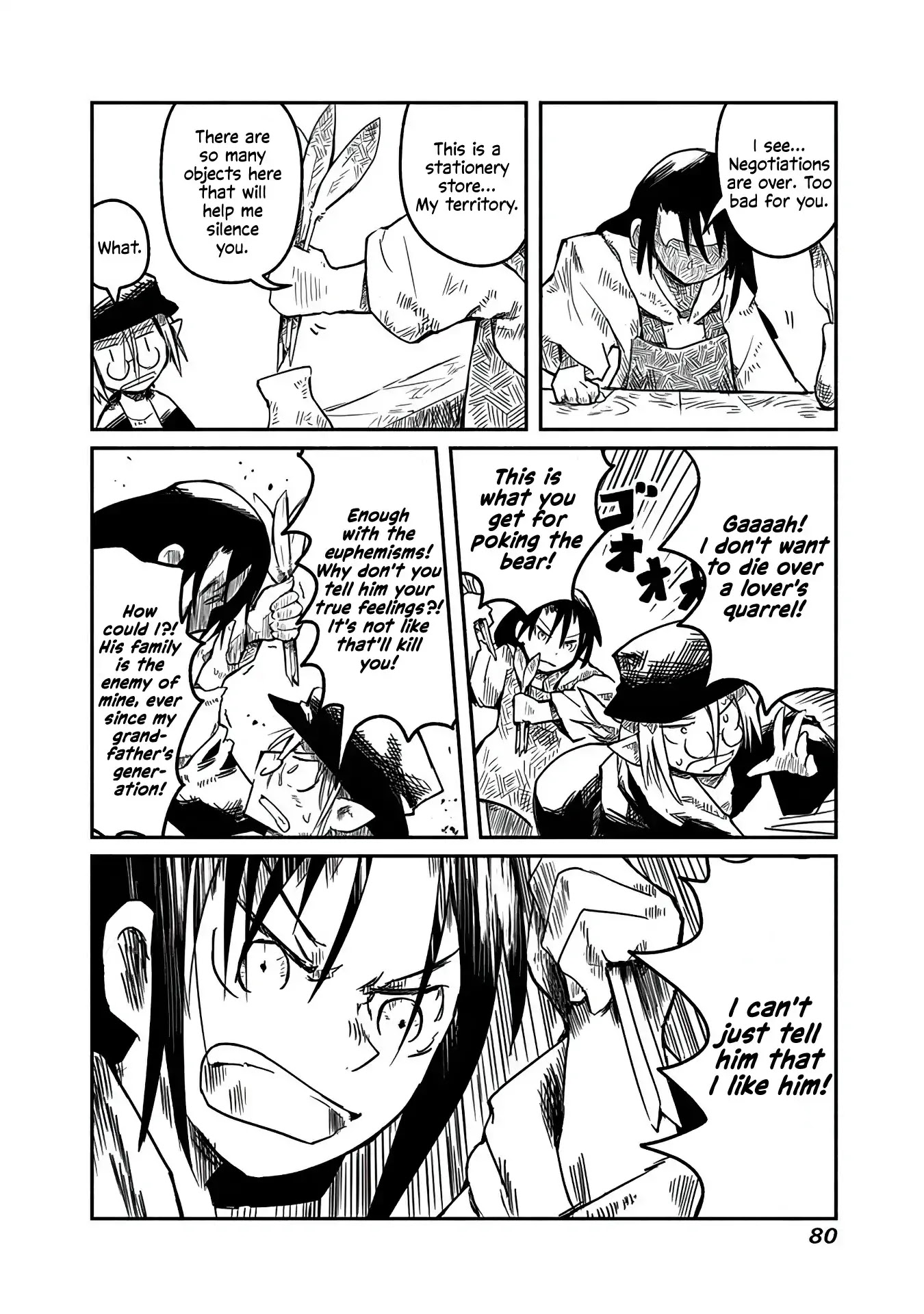 The Dragon, the Hero, and the Courier Chapter 3 page 18 - Chapter 3: The Paper, the Knife, and the Messenger