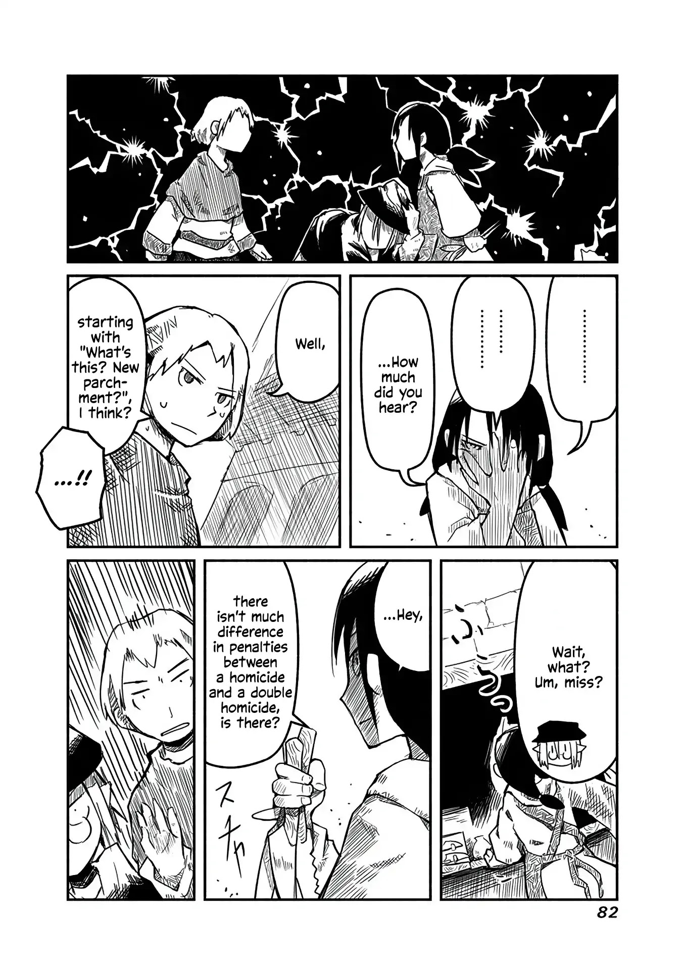The Dragon, the Hero, and the Courier Chapter 3 page 20 - Chapter 3: The Paper, the Knife, and the Messenger