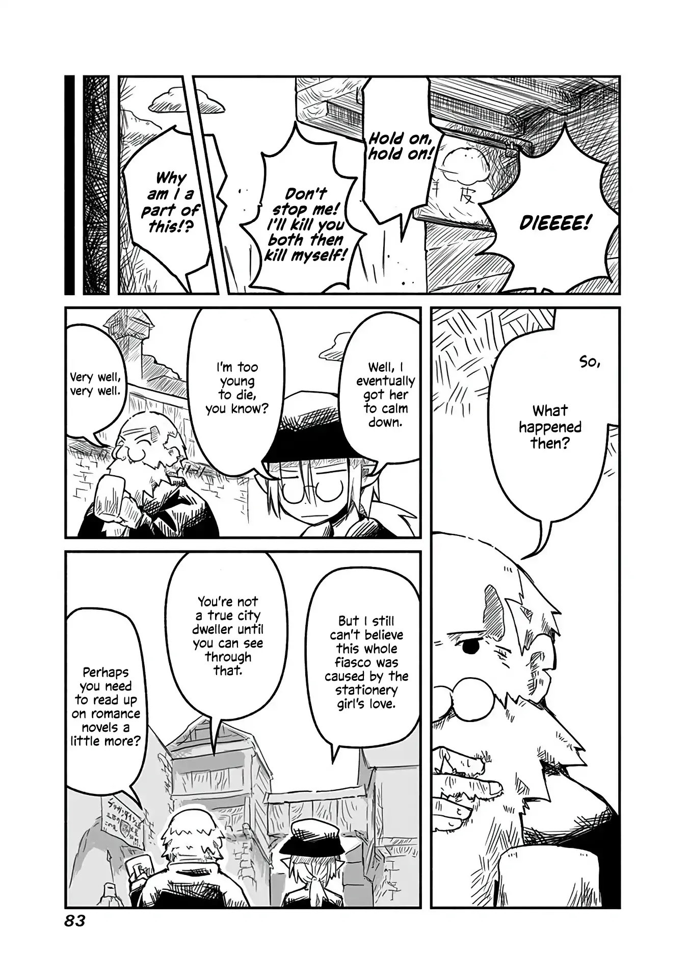 The Dragon, the Hero, and the Courier Chapter 3 page 21 - Chapter 3: The Paper, the Knife, and the Messenger