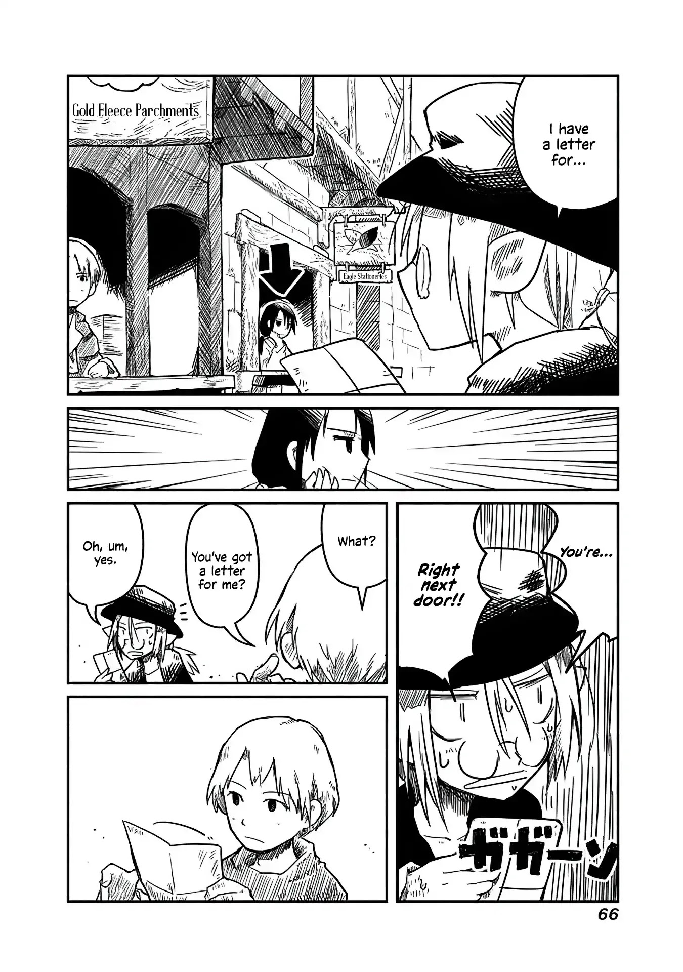The Dragon, the Hero, and the Courier Chapter 3 page 4 - Chapter 3: The Paper, the Knife, and the Messenger