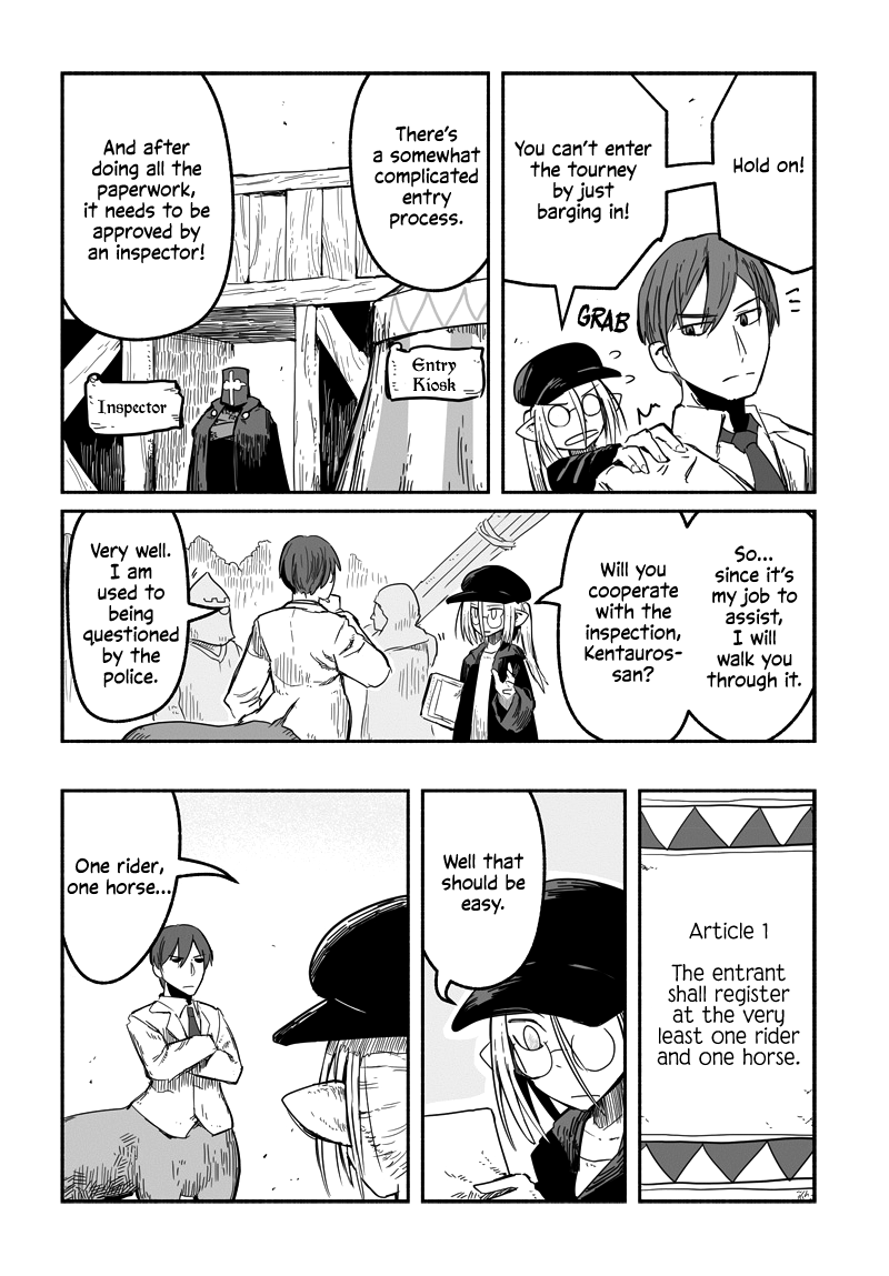 The Dragon, the Hero, and the Courier Chapter 31.4 page 7 - Chapter 31.4: The Genius Actor Gives Jousting a Go