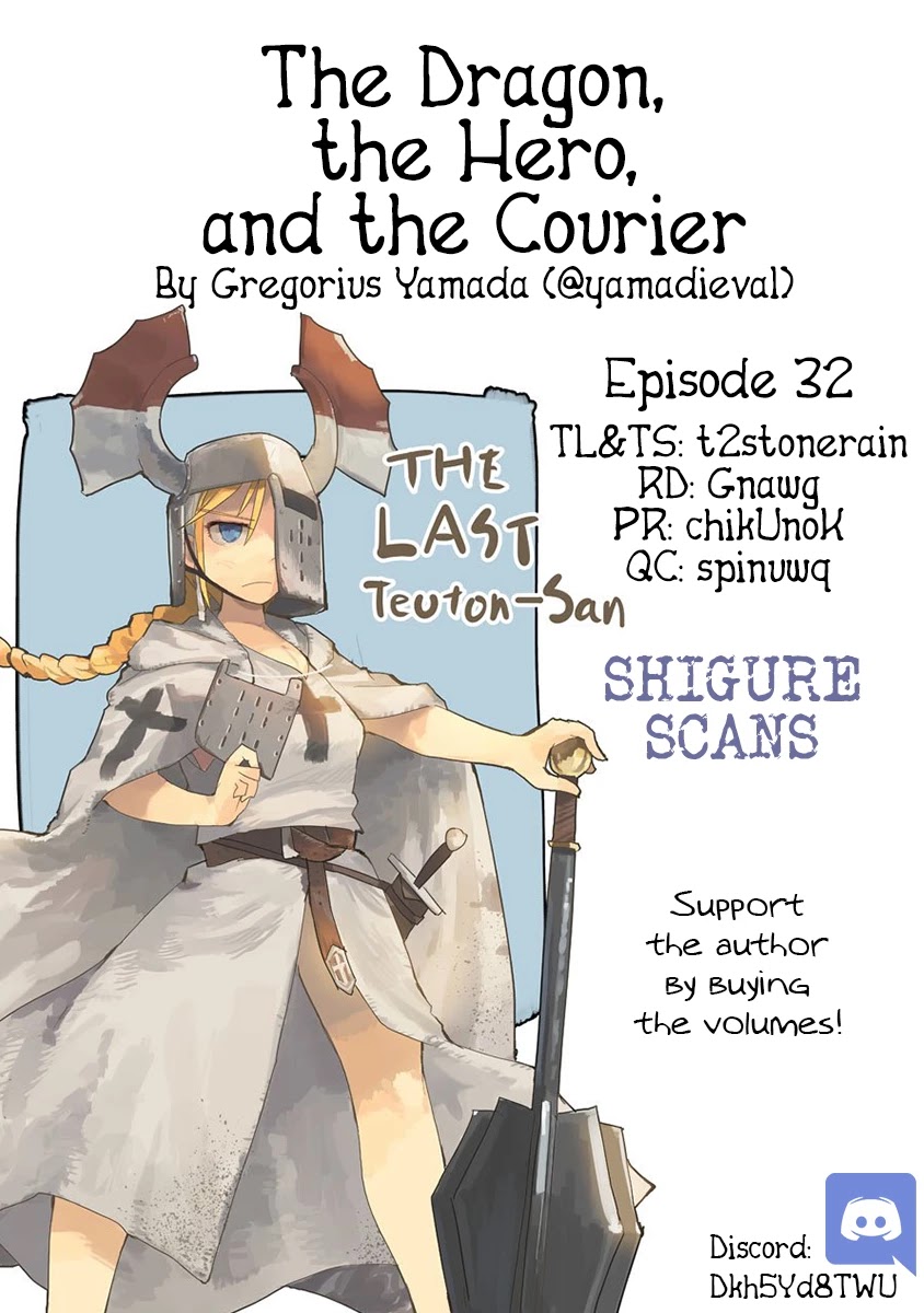 The Dragon, the Hero, and the Courier Chapter 32 page 1 - Chapter 32: The Logger, the Spirit, and the Courier