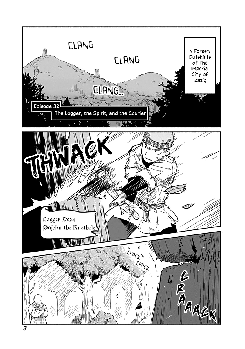 The Dragon, the Hero, and the Courier Chapter 32 page 2 - Chapter 32: The Logger, the Spirit, and the Courier